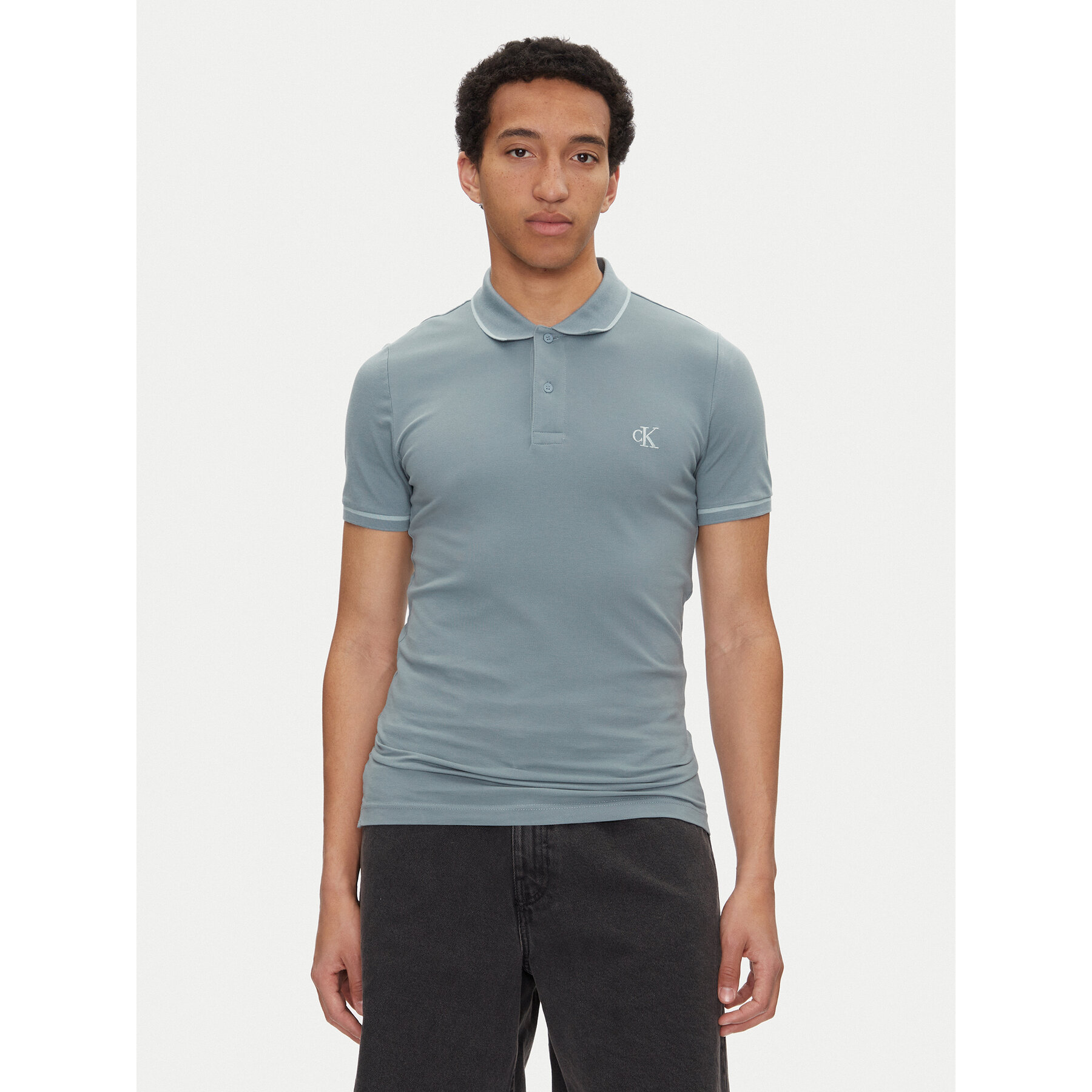 Calvin Klein Jeans Calvin Klein Jeans Polo J30J315603 Μπλε Slim Fit