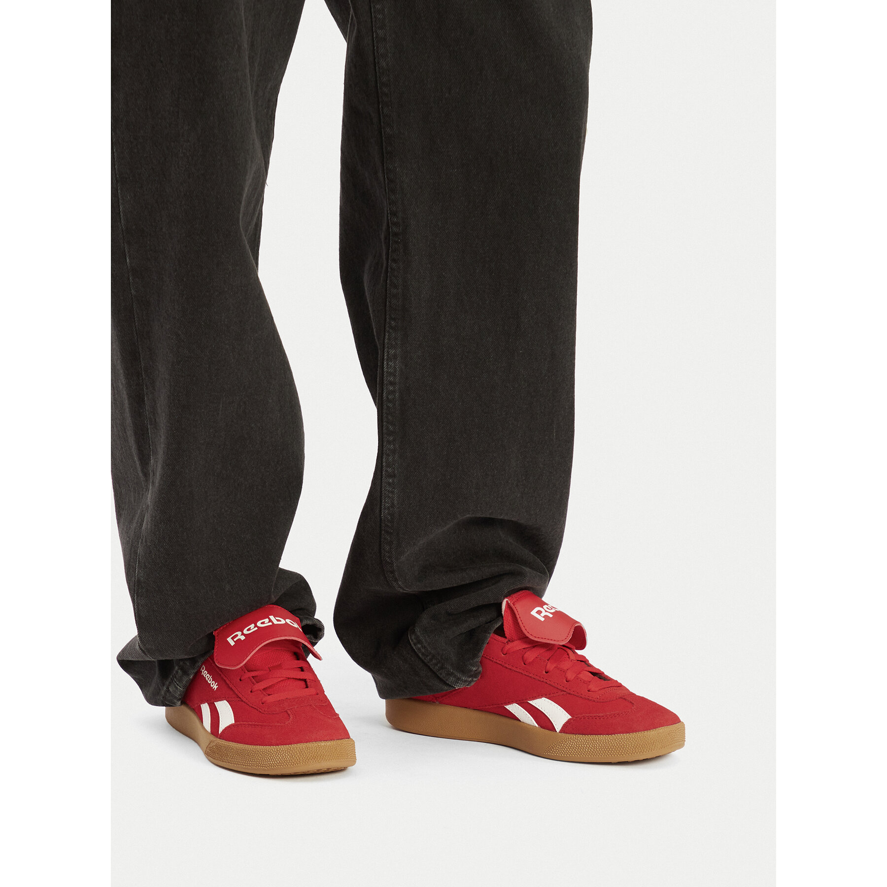 Sneakersy Reebok SMASH EDGE KILTY 100235253 Červená