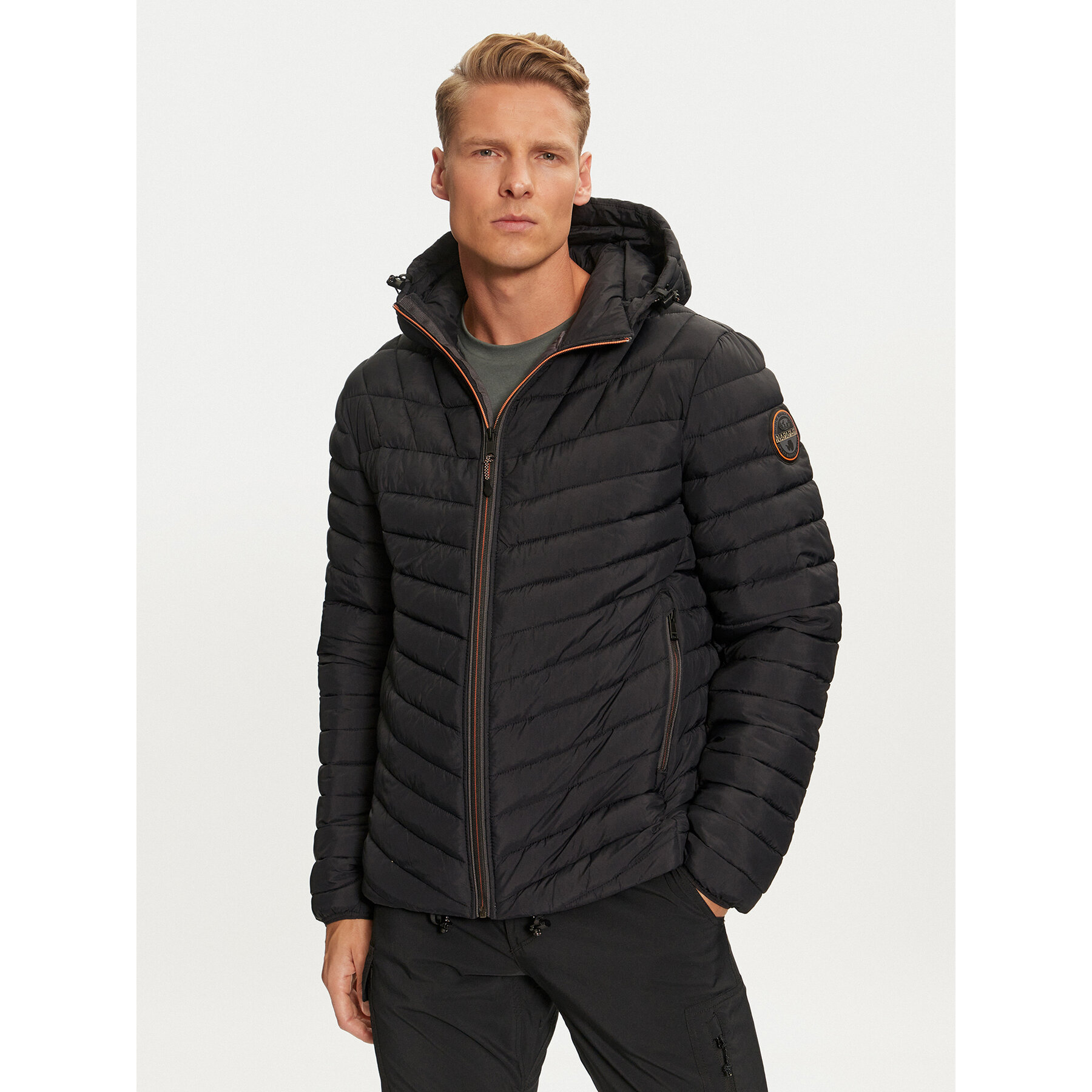 Napapijri Winterjacke A-Lapaz H NP0A4I26 Schwarz Regular Fit