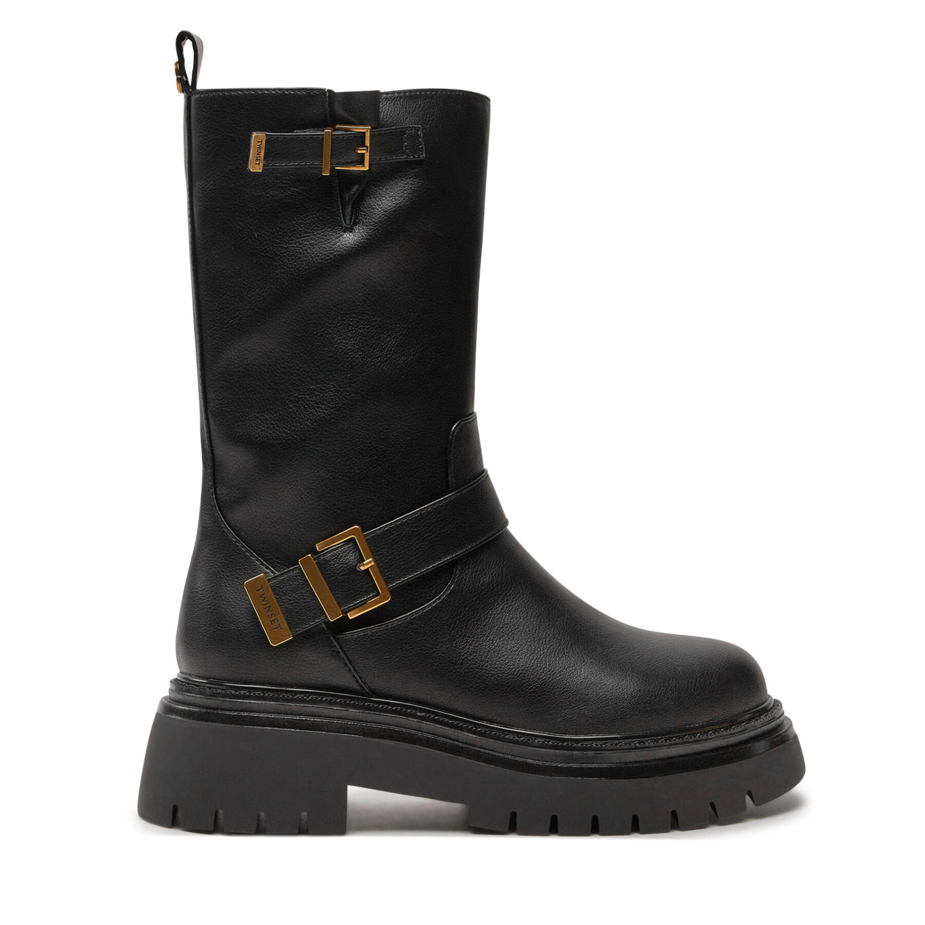 Bokacsizma TWINSET 242TCP042 Fekete