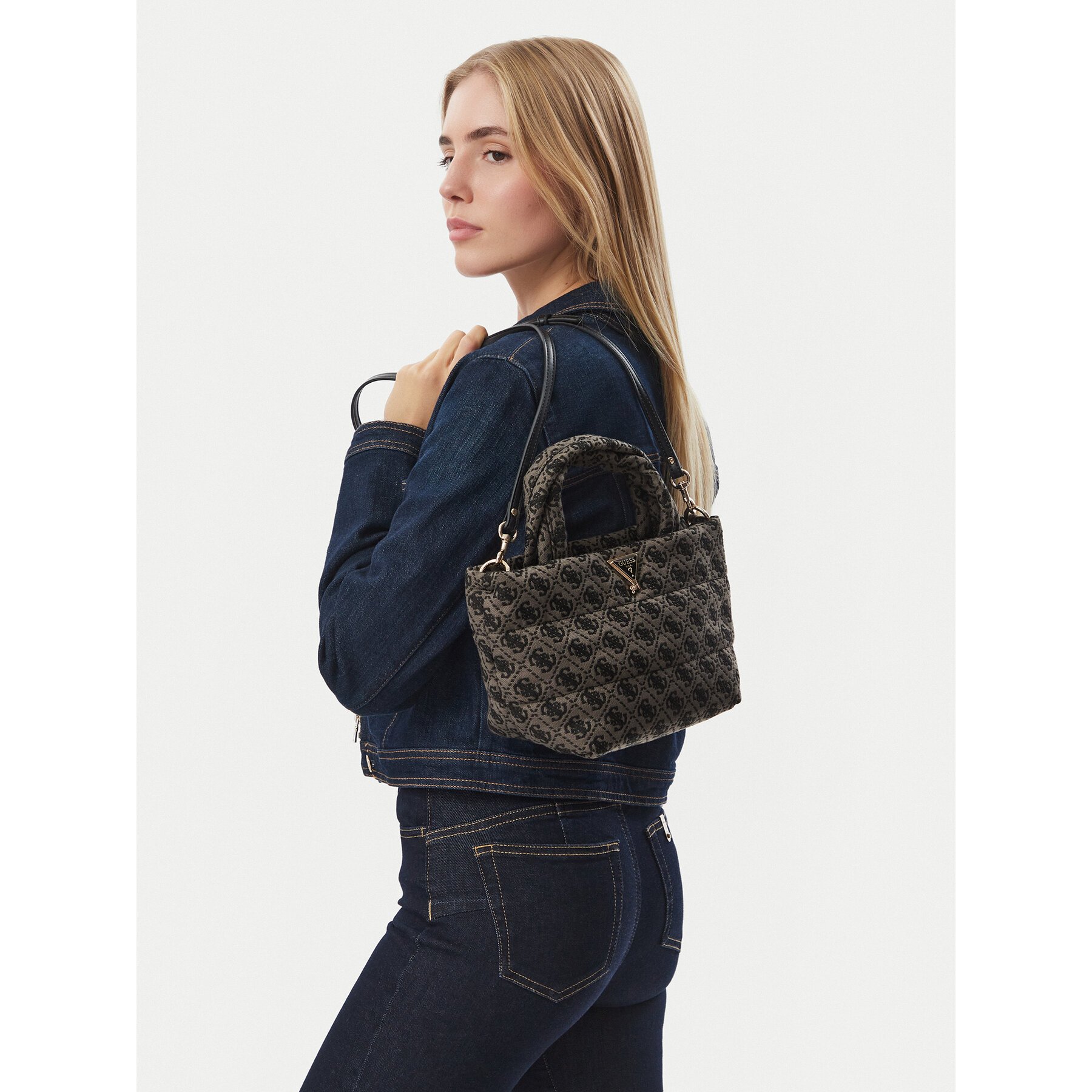 Ročna torba Guess J6BZ06 W3969 Temno siva