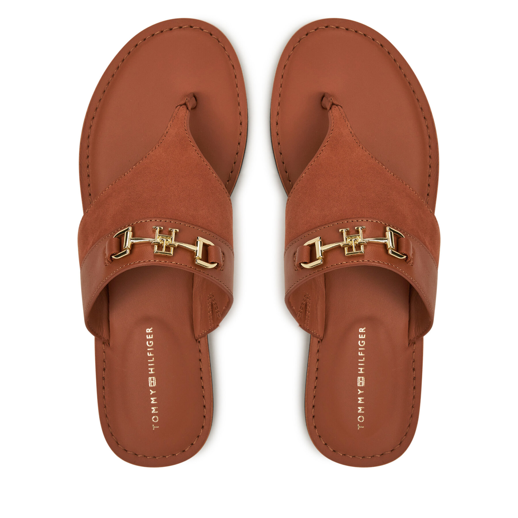 Джапанки Tommy Hilfiger FW0FW08506 Кафяв