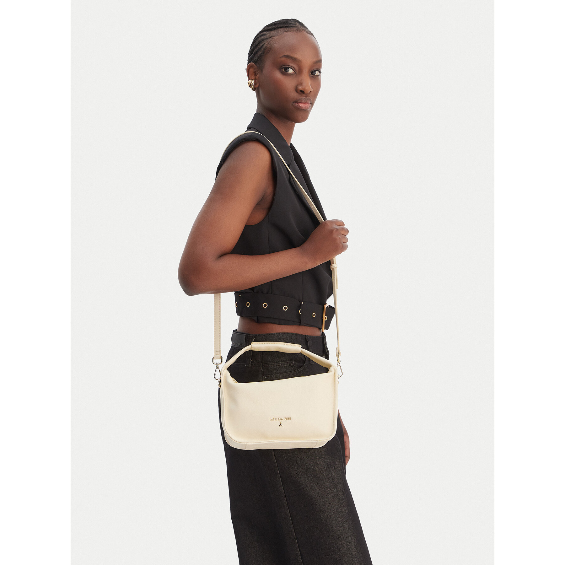 Geantă Patrizia Pepe 8B0316/L177-W405 Crem