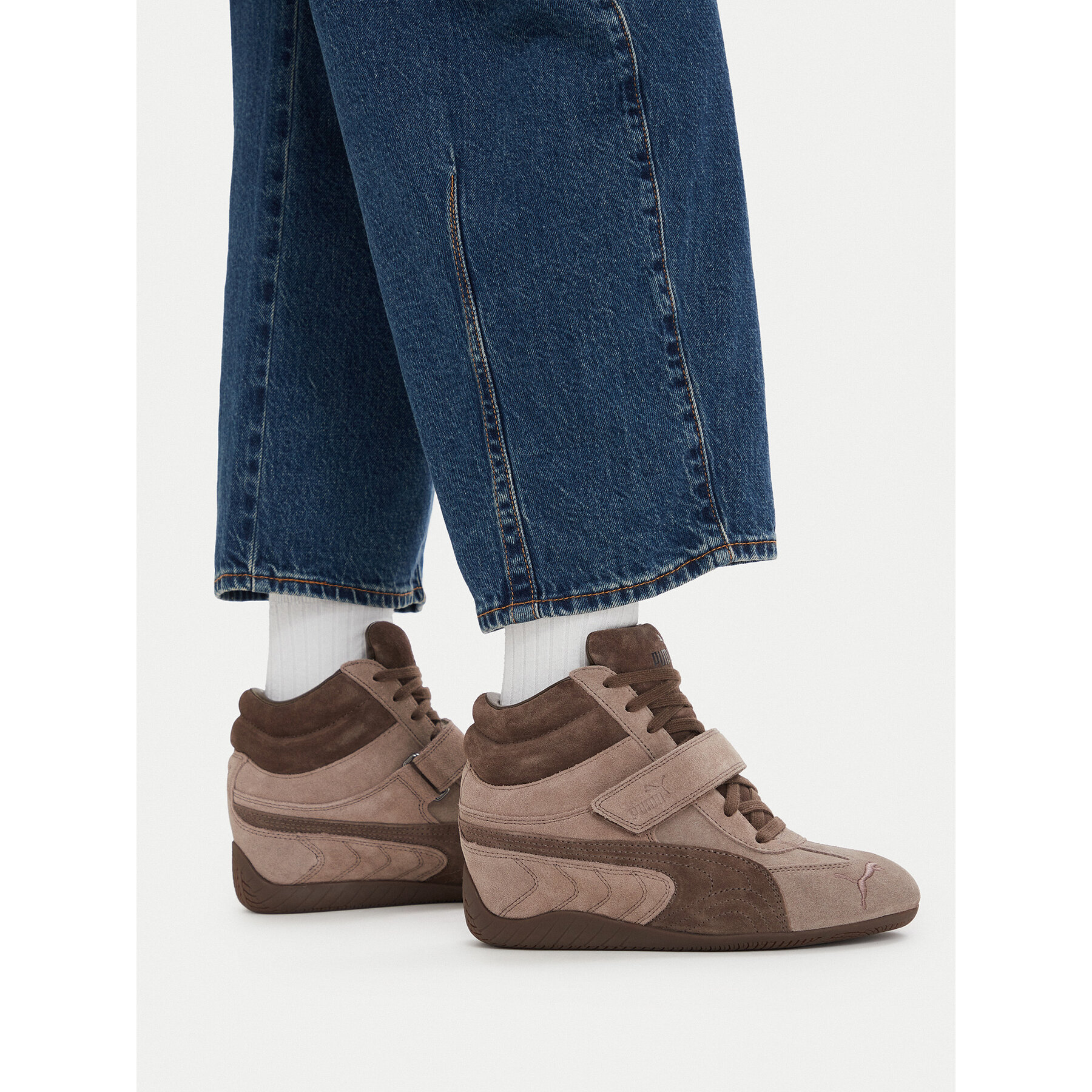 Sneakersy Puma Speedcat Wedge Wns 407878 01 Hnedá