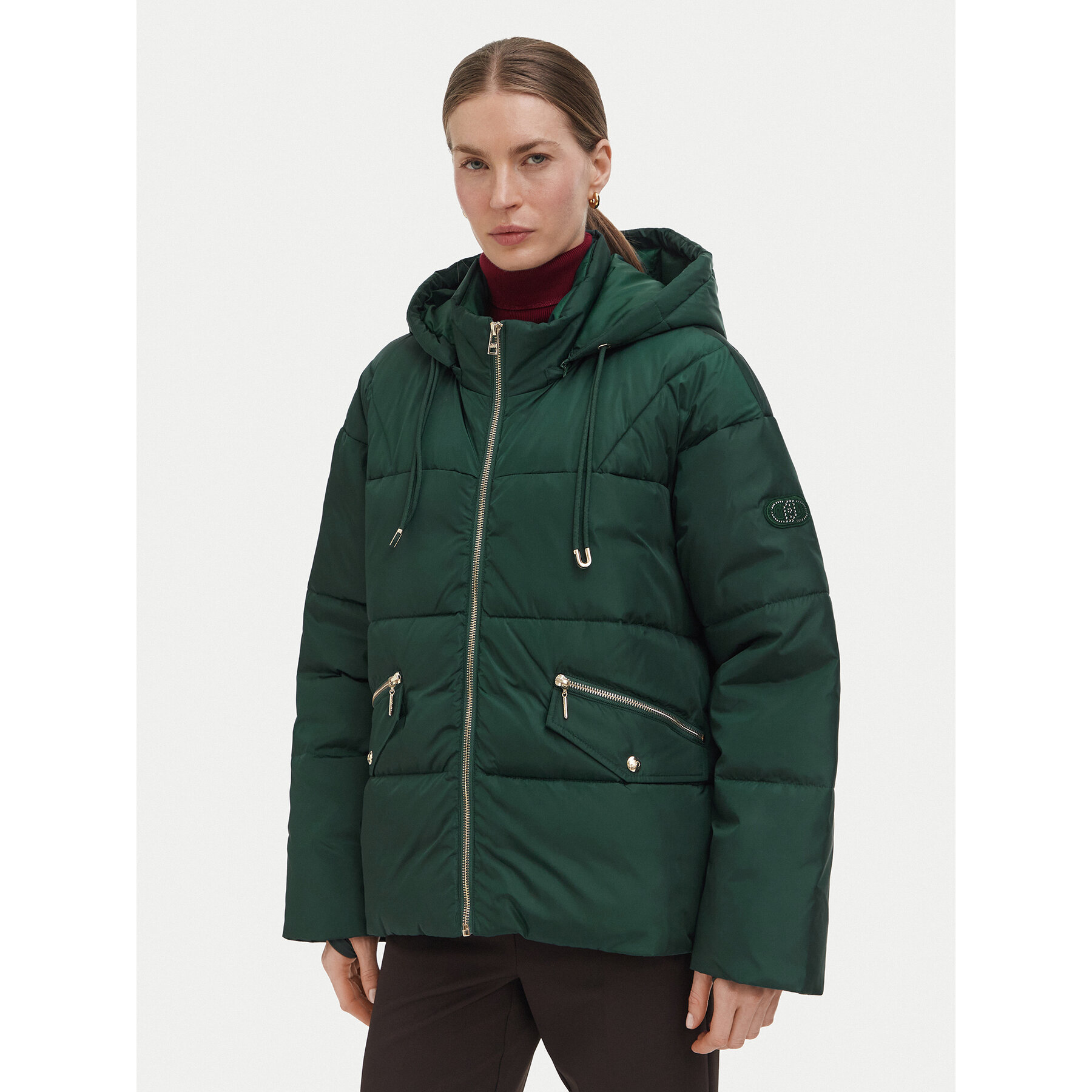 Liu Jo Winterjacke TF6006 TS62A Grün Regular Fit
