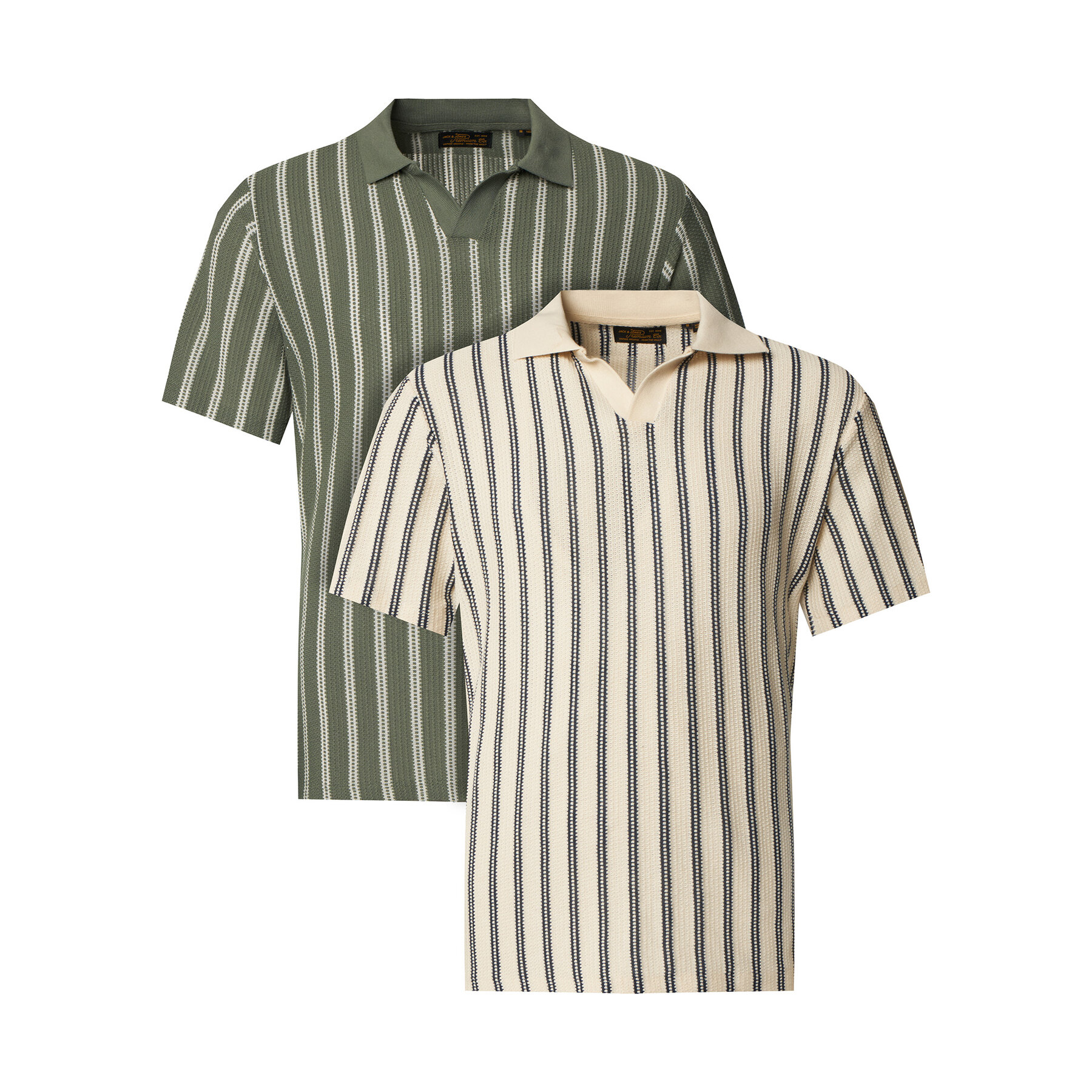 Jack & Jones Polo-Shirt-Set Blu Harry 12305044 Bunt Regular Fit