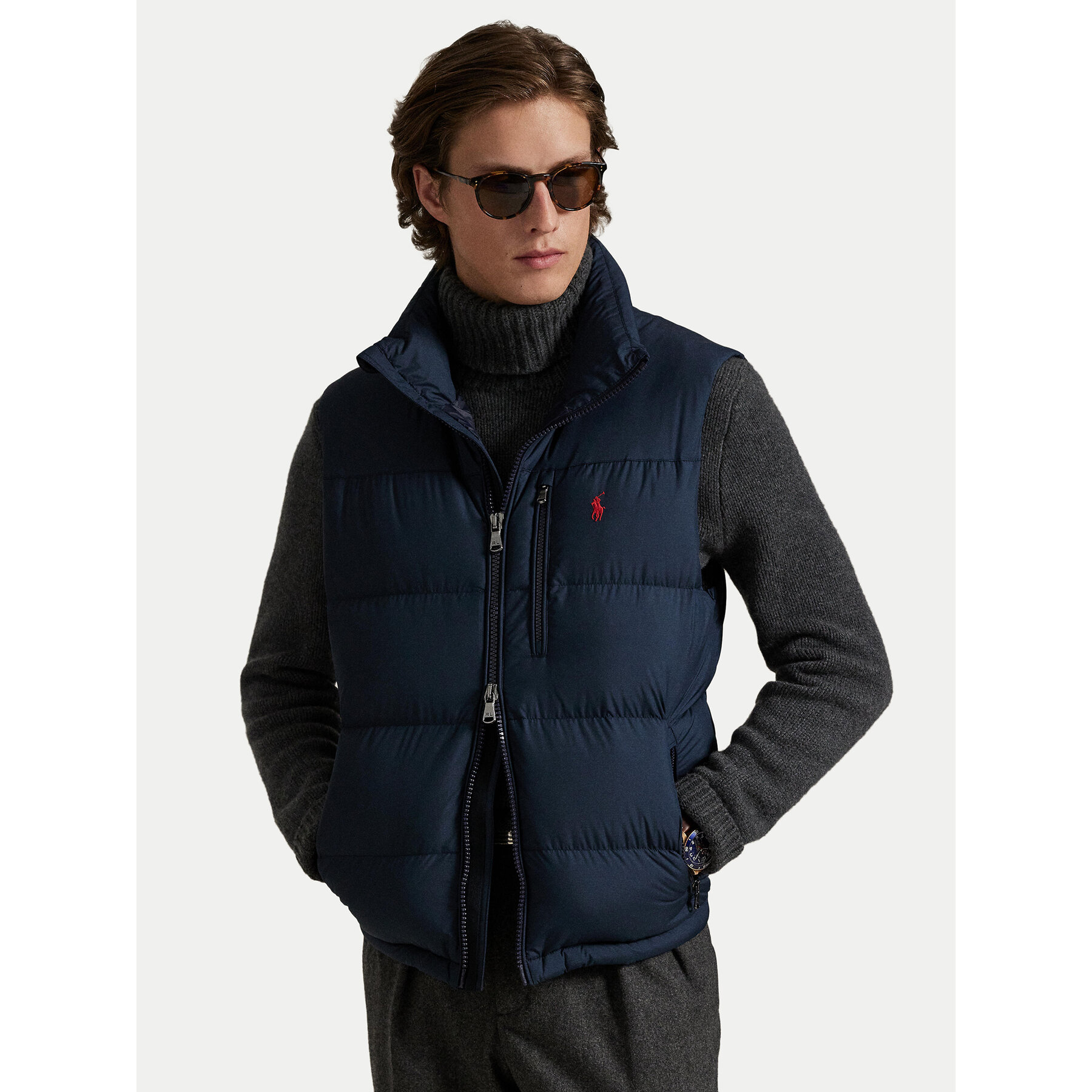 Polo Ralph Lauren Weste 710968283002 Dunkelblau Regular Fit