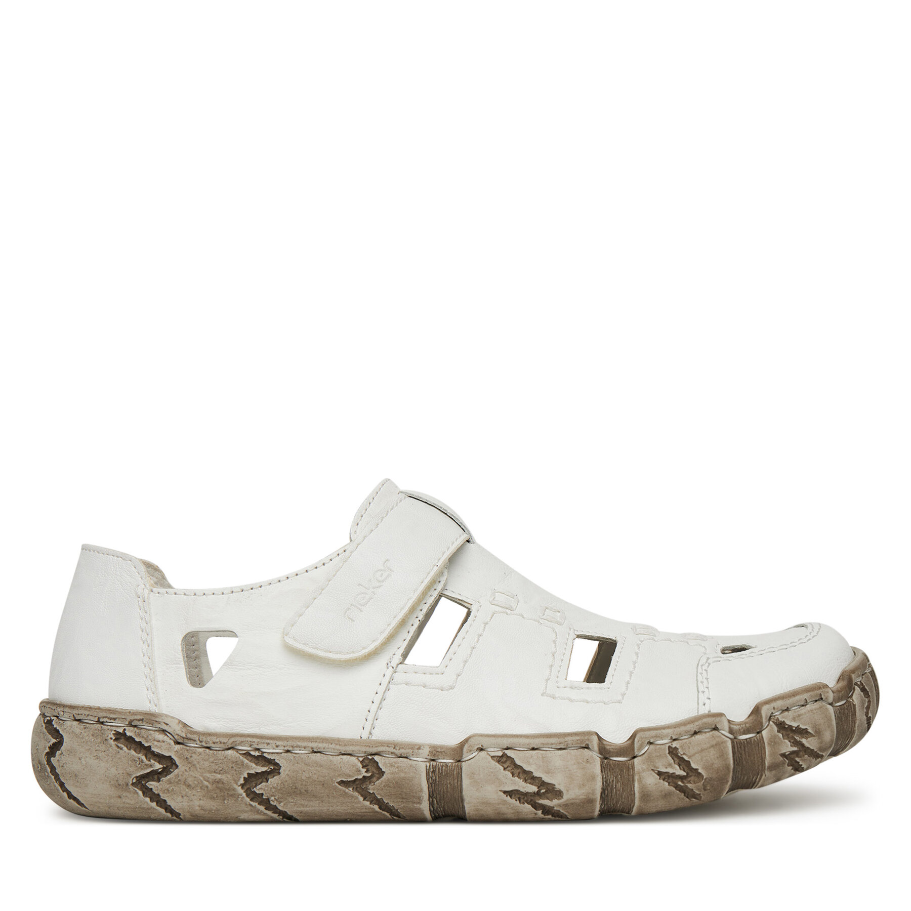 Pantofi Rieker L0362-80 Alb