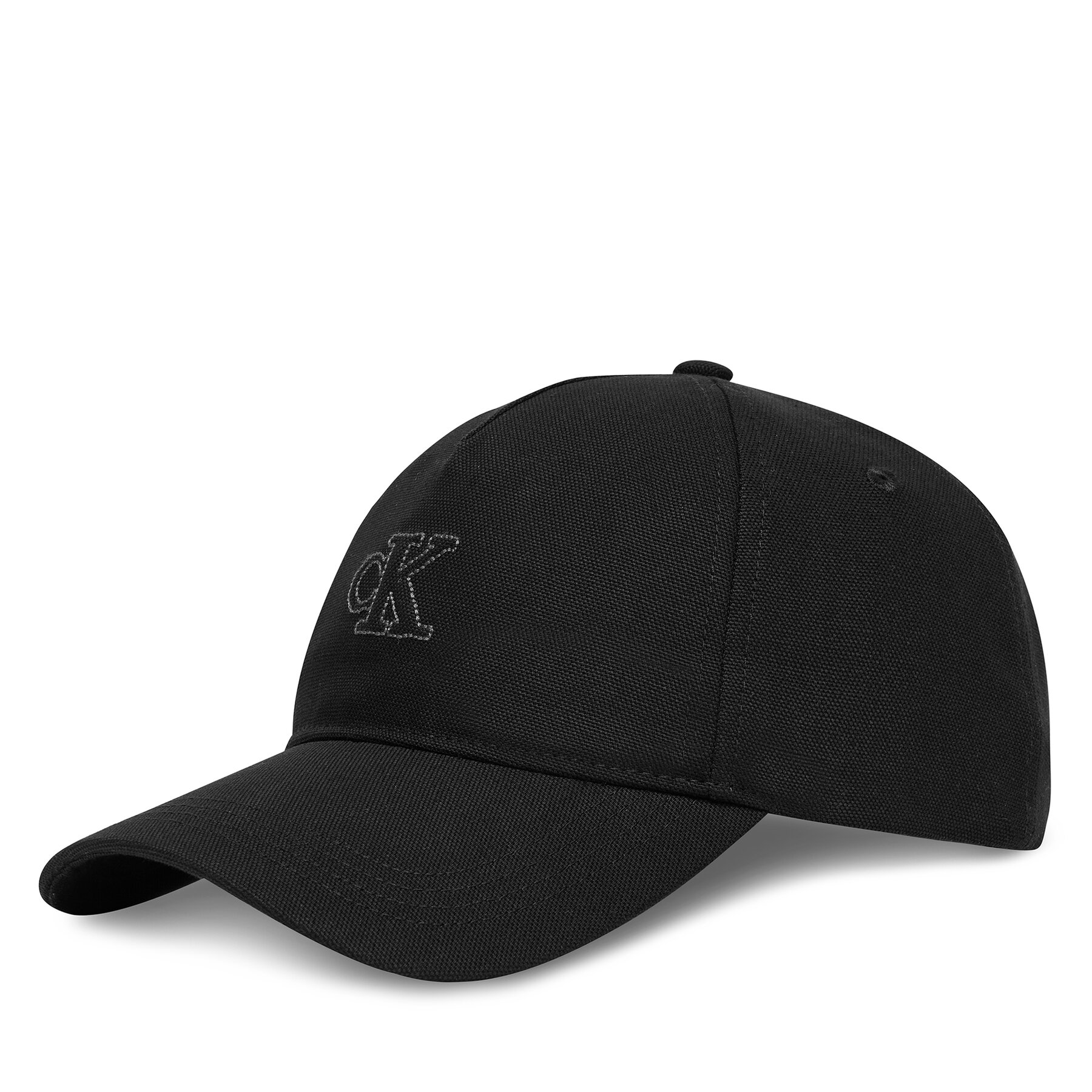 Šiltovka Calvin Klein Monogram Deboss Canvas Baseball LV04G5027G Čierna