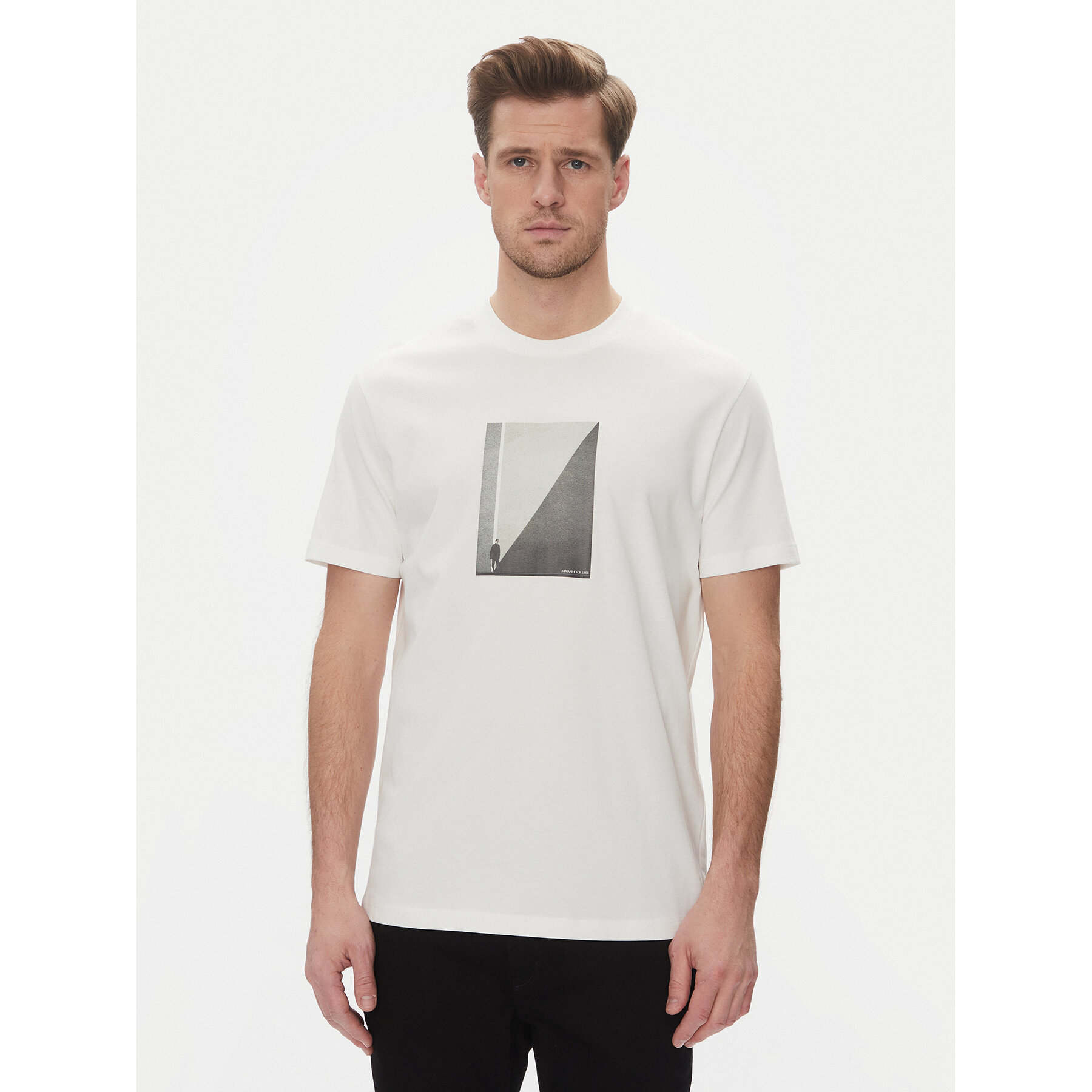 Armani Exchange Póló XM000753 AF10361 U0009 Fehér Regular Fit