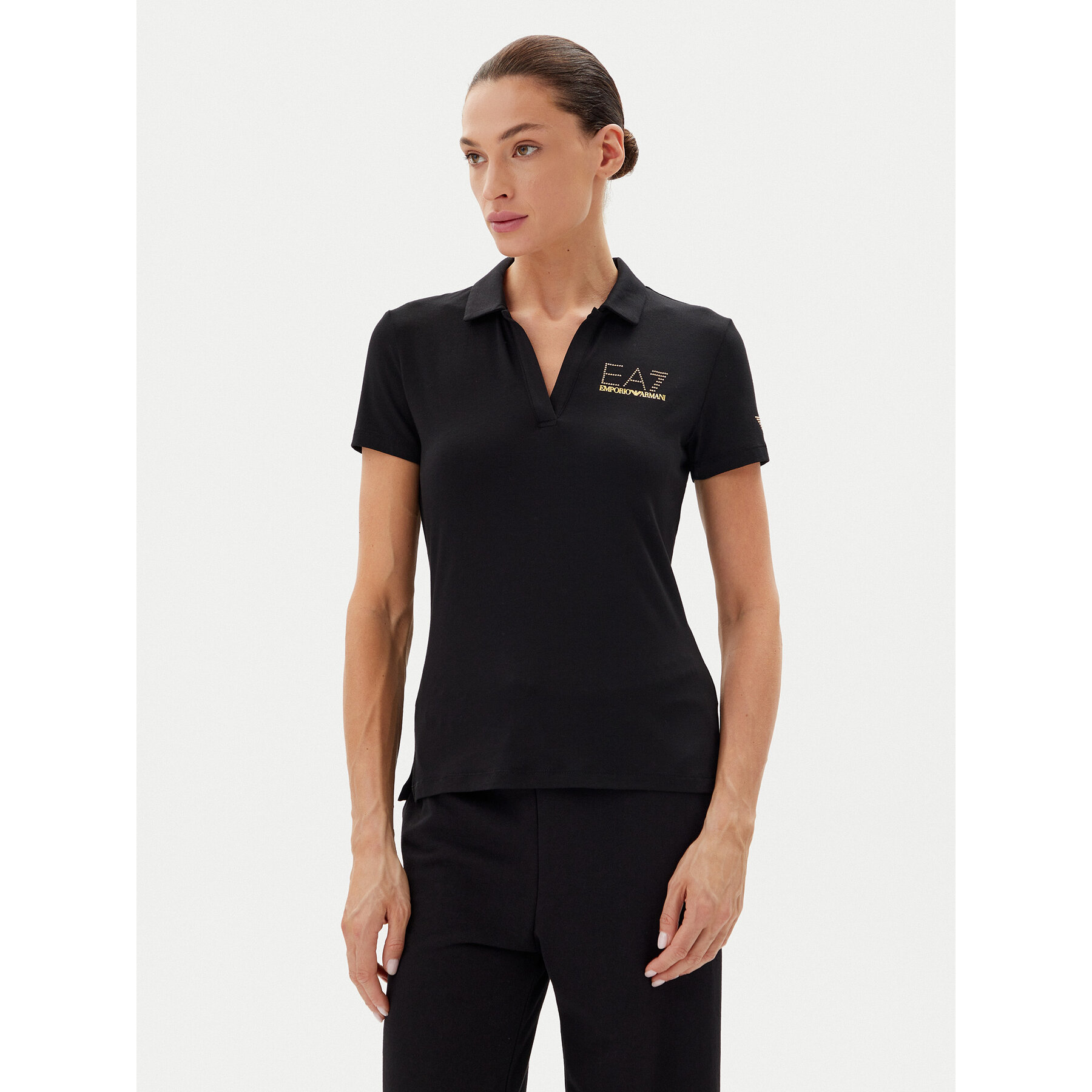 EA7 Emporio Armani Polo 7W000266 AF12500 UC001 Nero Regular Fit