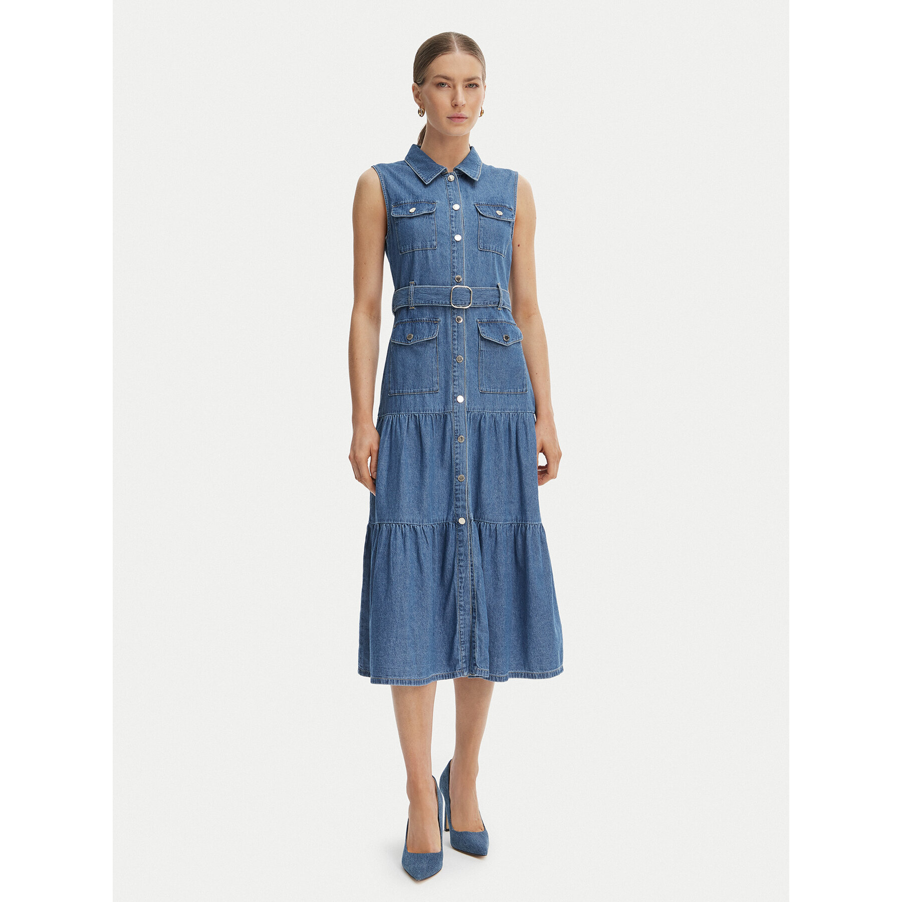 Morgan Jeanskleid 251-RNAUTICA Blau Regular Fit