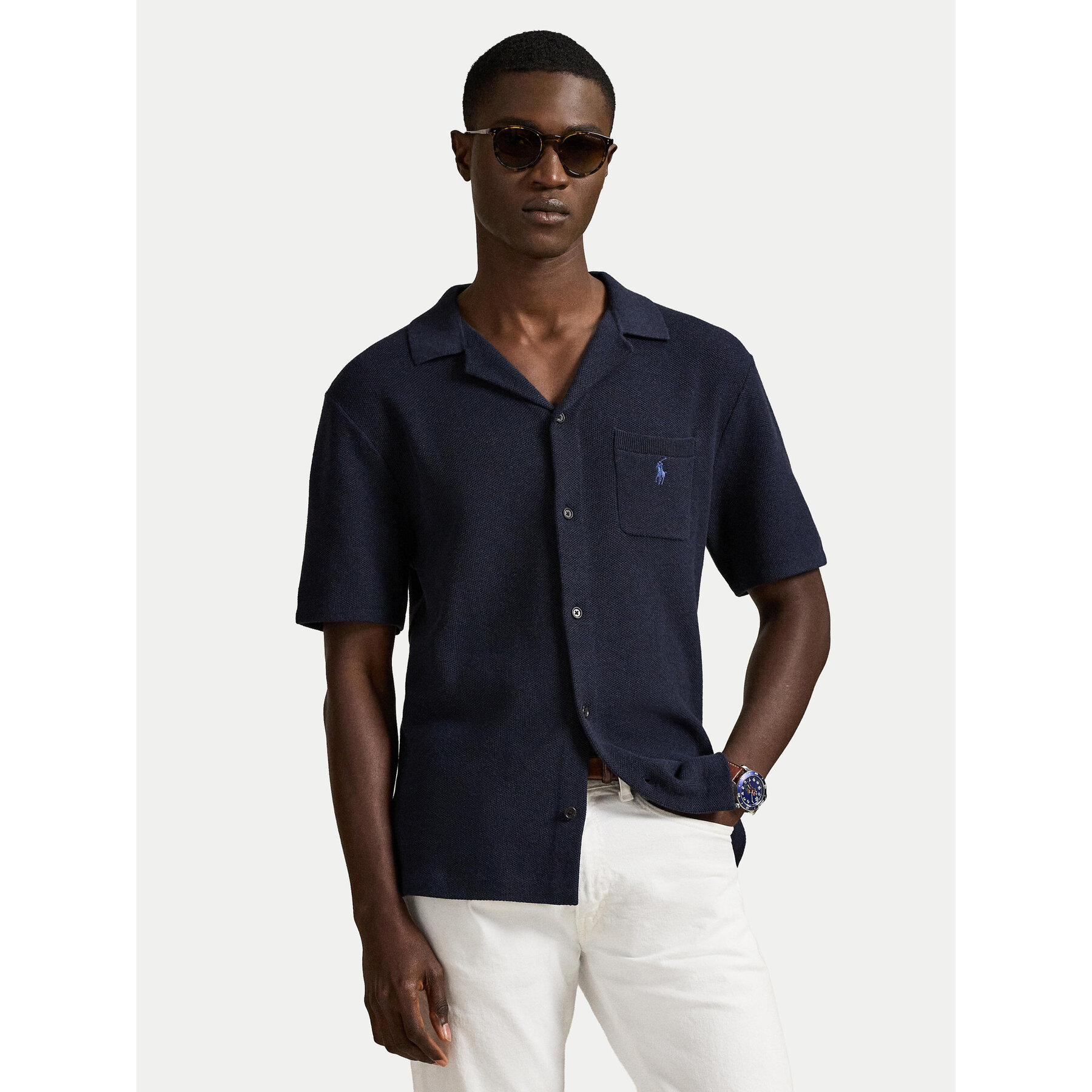Polo Ralph Lauren Hemd 710P04442001 Dunkelblau Regular Fit