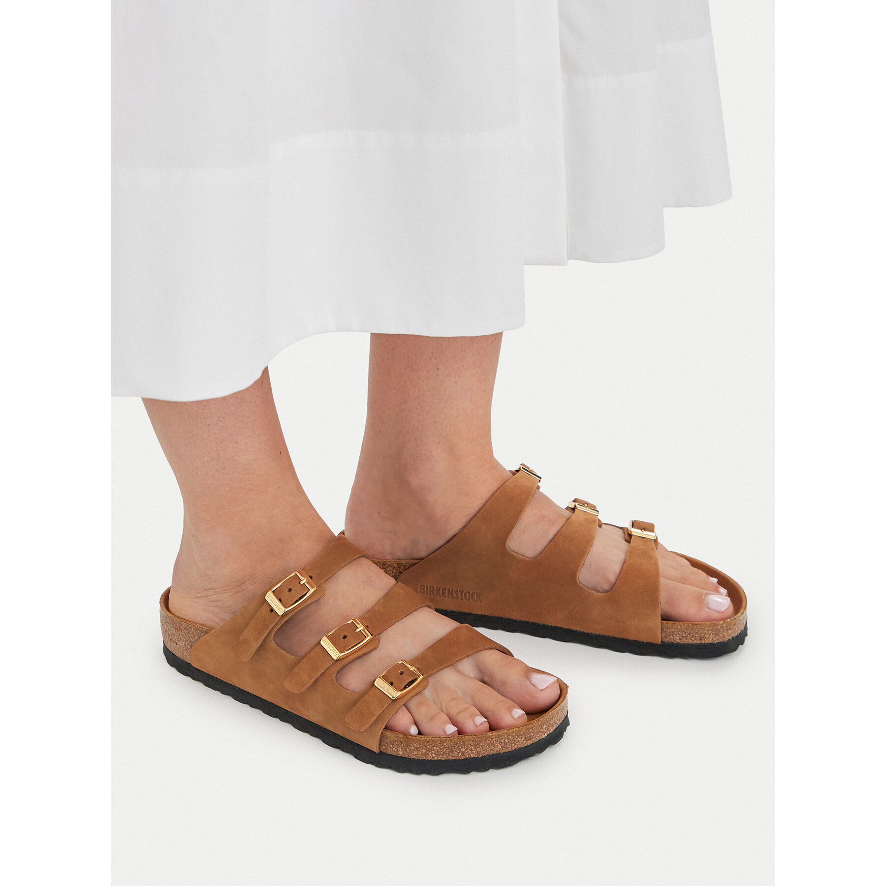 Şlapi Birkenstock Florida Fresh Tonal Footbed 1031867 Maro