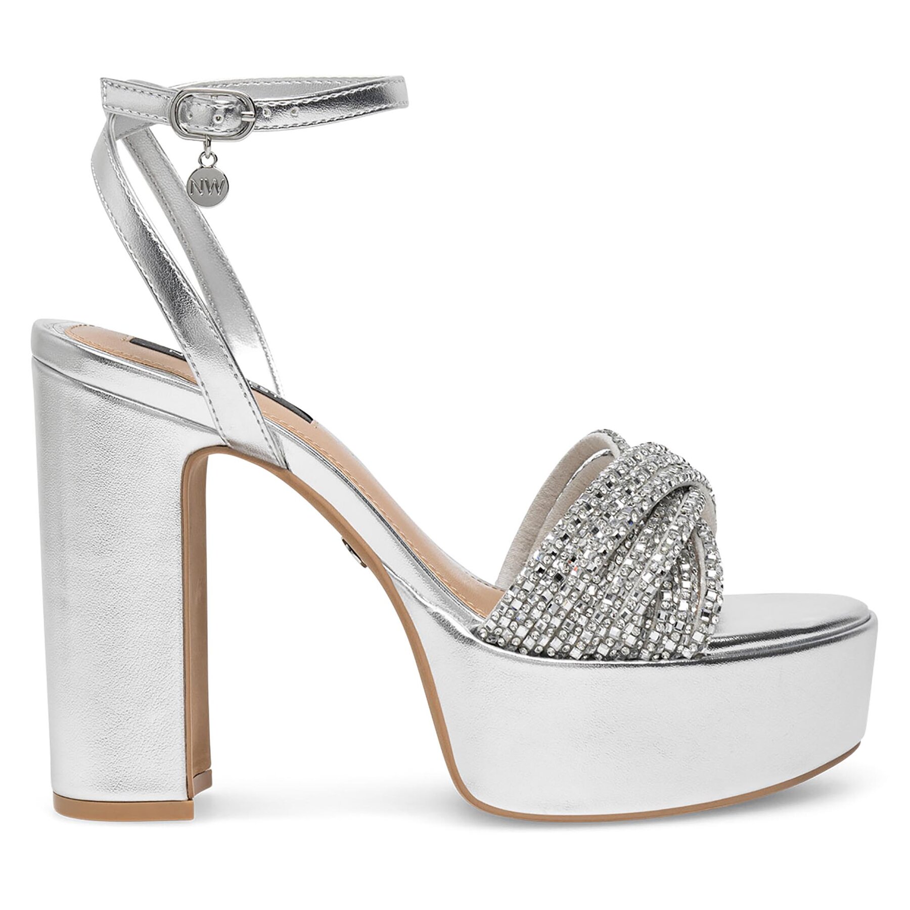 Σανδάλια Nine West WFA2736-1 Ασημί