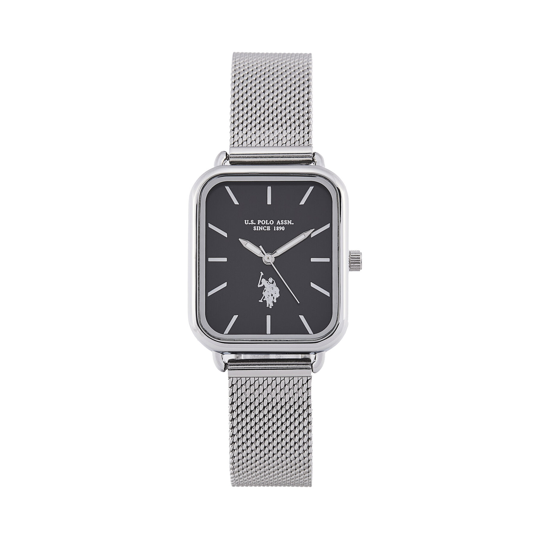 Reloj U.S. Polo Assn. Sylvie USP8333BK Plata