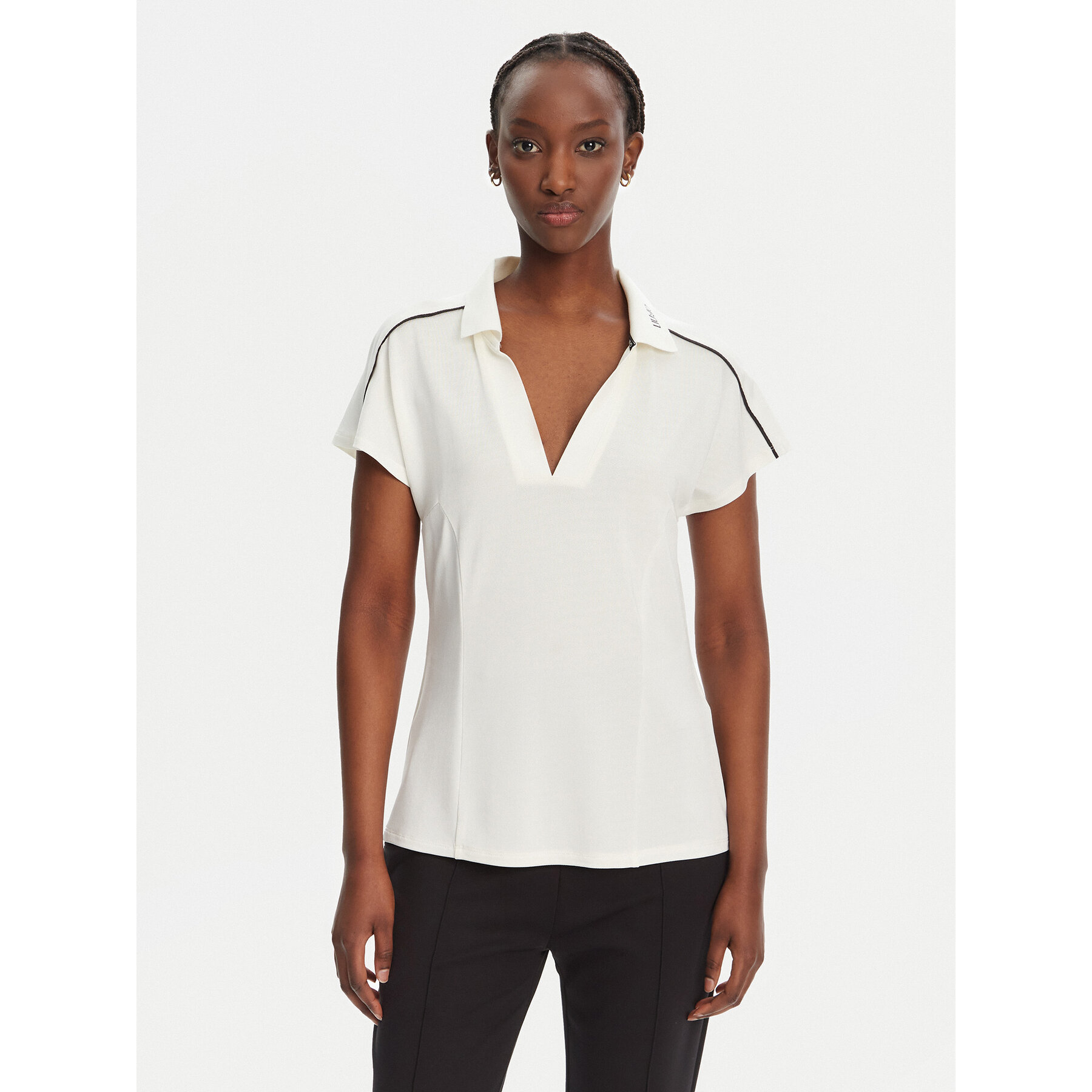 Liu Jo Sport Póló TA5183 J4883 Fehér Regular Fit