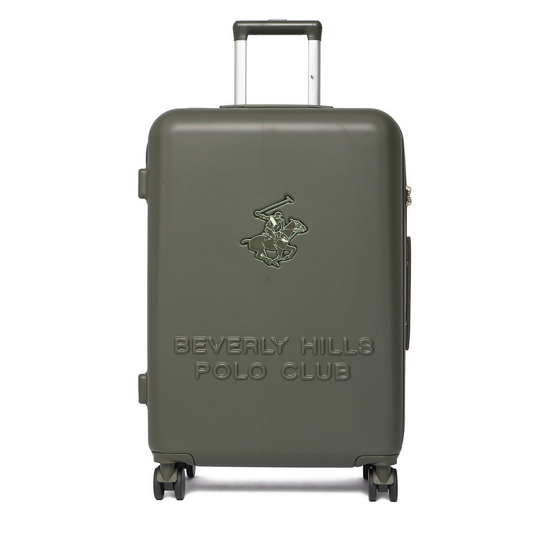 Közepes bőrönd Beverly Hills Polo Club CEO-BHPC-M-003-08-KHAKI Khaki