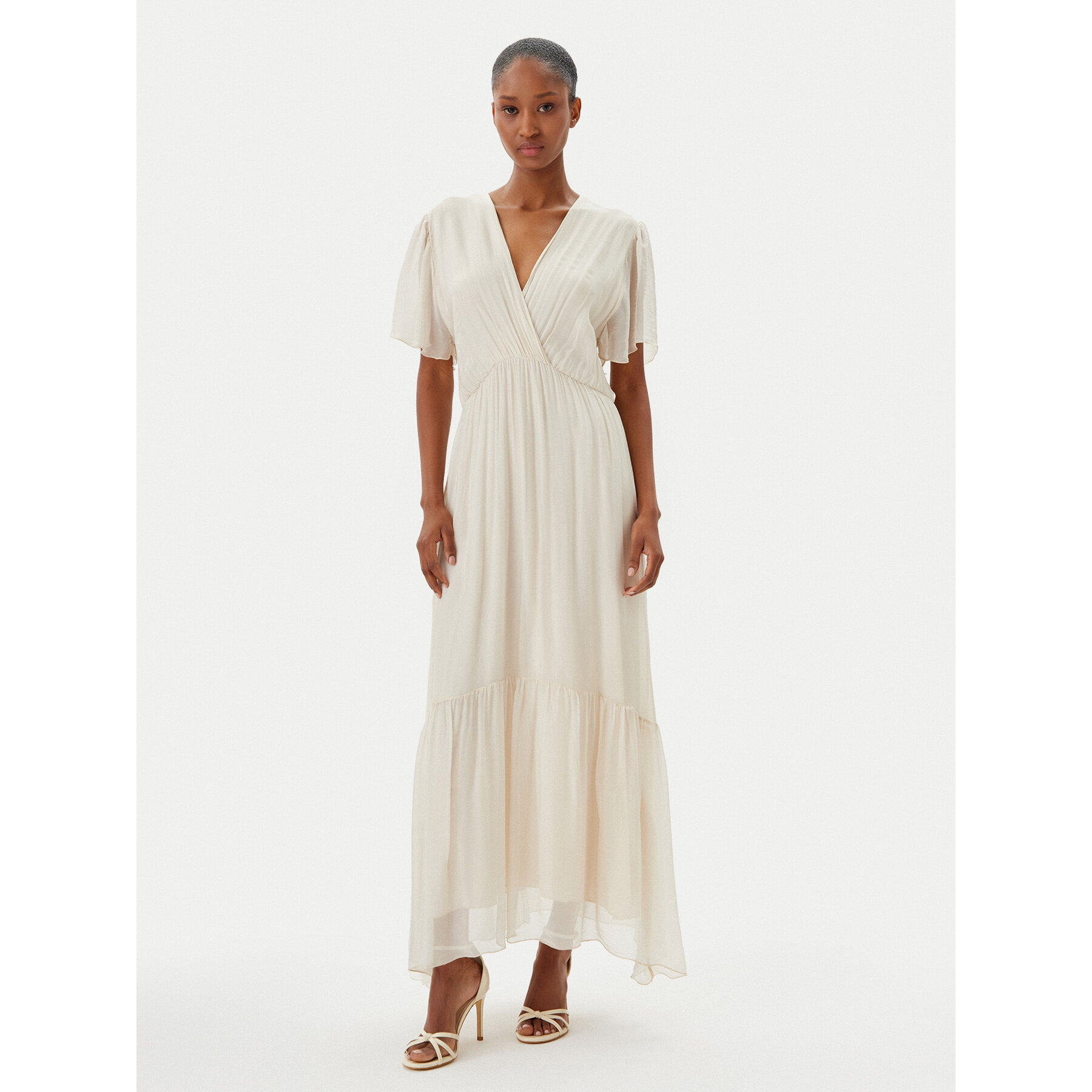 Haveone Sommerkleid AFF-N006 Écru Loose Fit