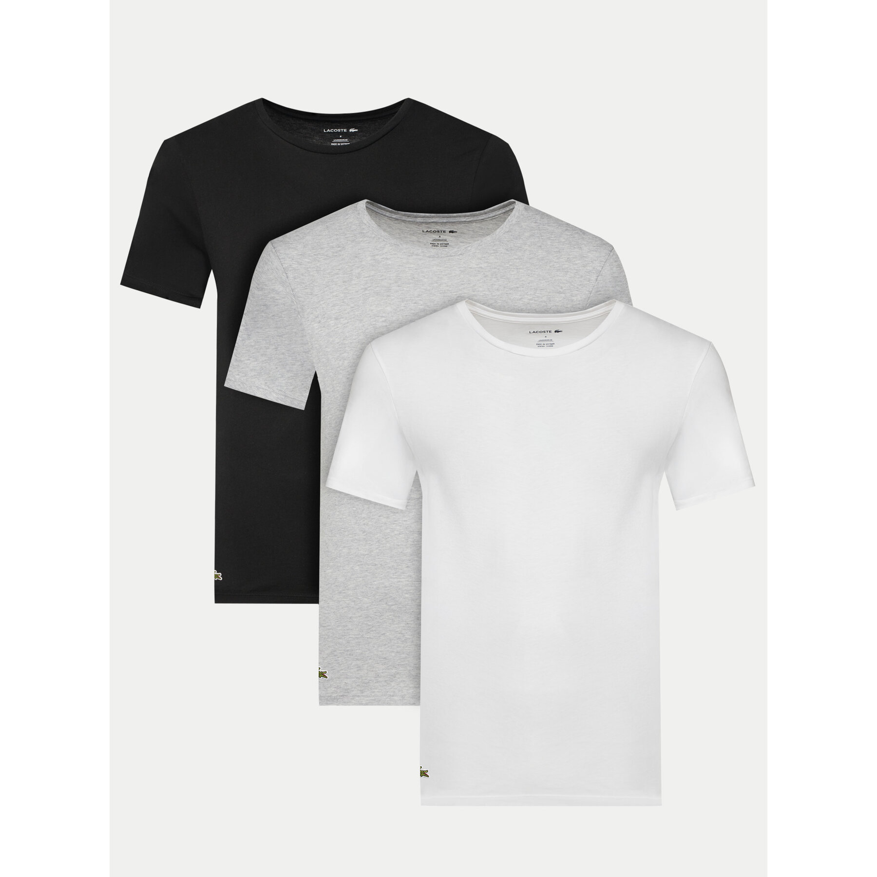 Lacoste Komplet t-shirt majic﻿ TH9007 Pisana Slim Fit