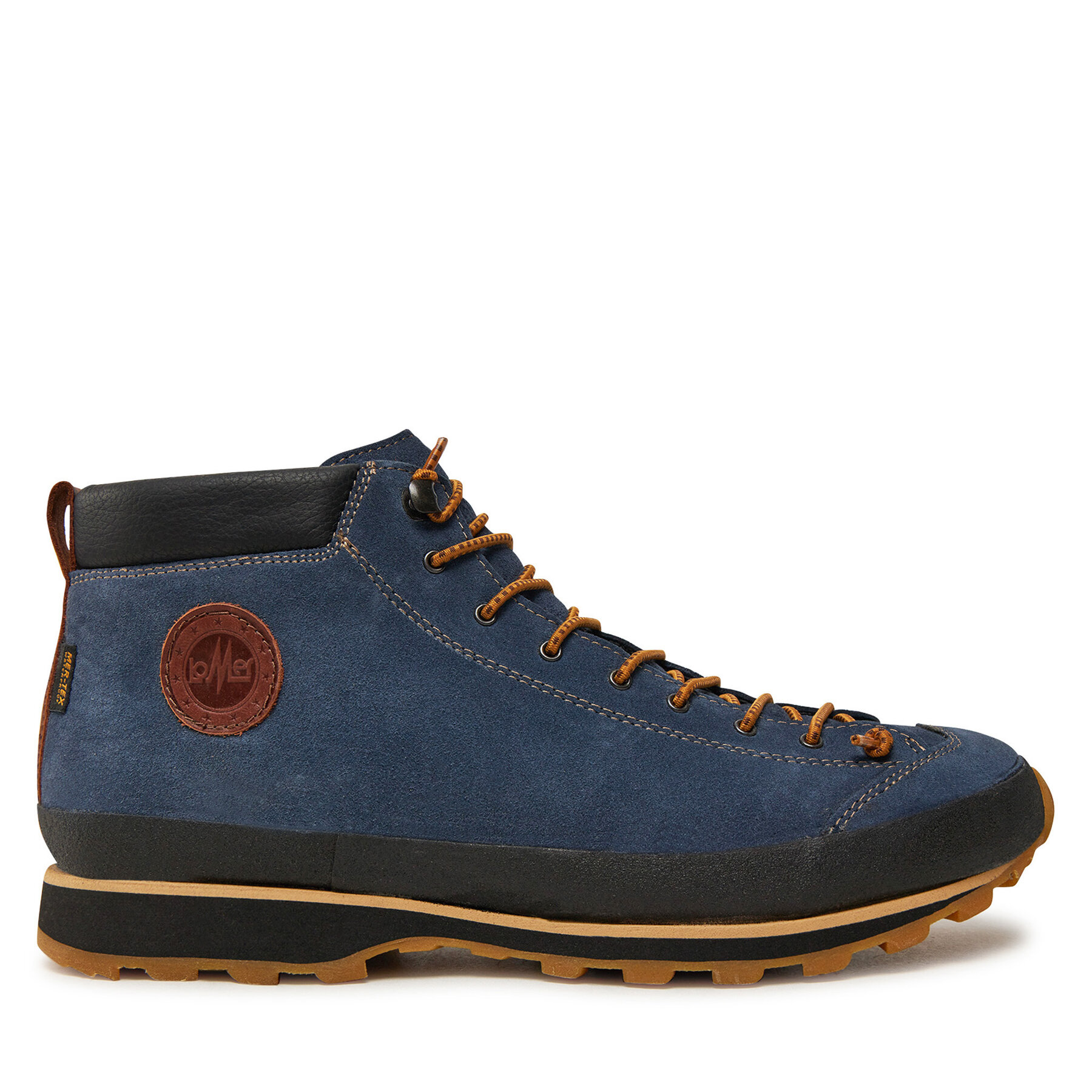 Chaussures de trekking Lomer Bio Naturale Mid Mtx Suede 50085/A Bleu marine