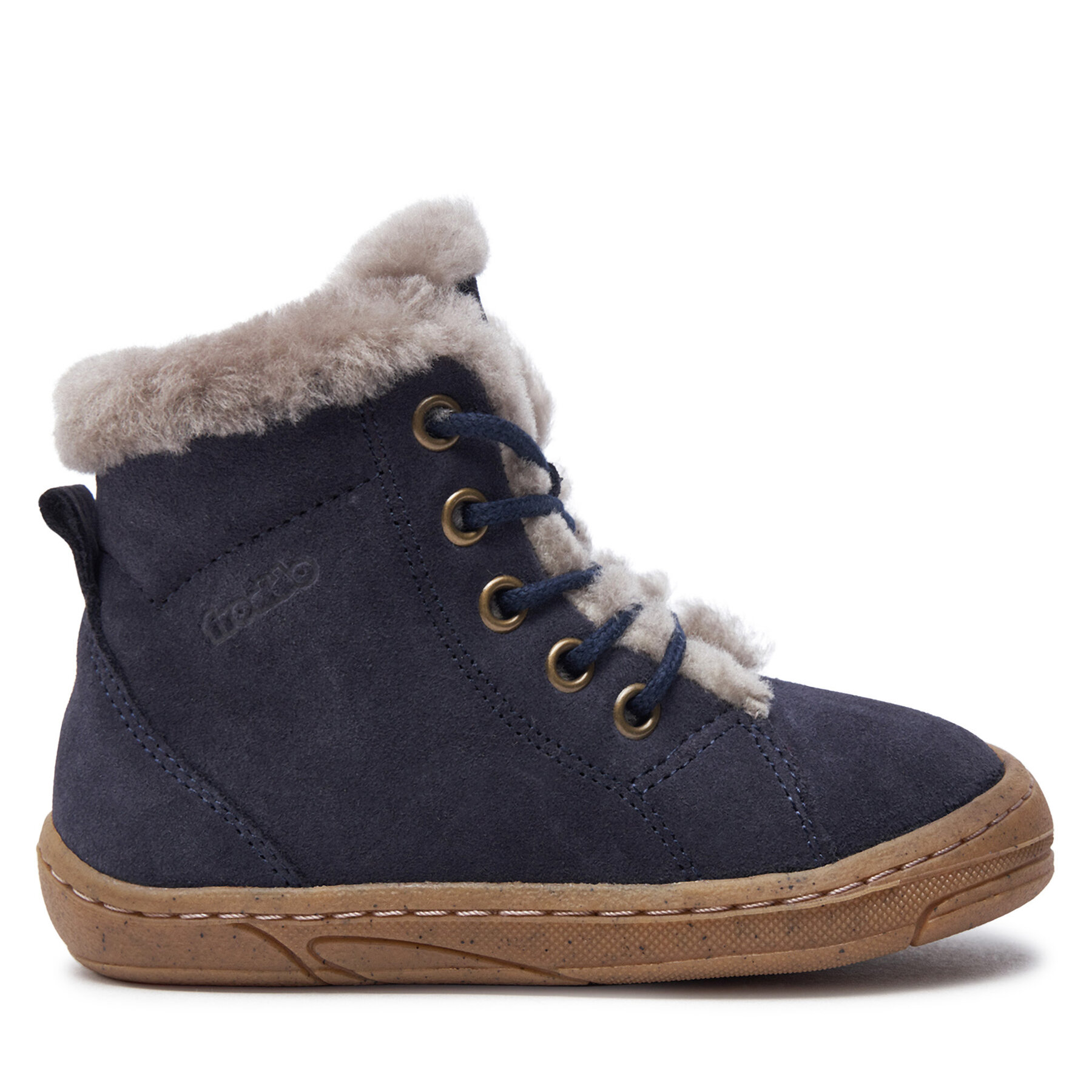Šnurovacia obuv Froddo Minni Suede Laces G2110140-4 S Modrá