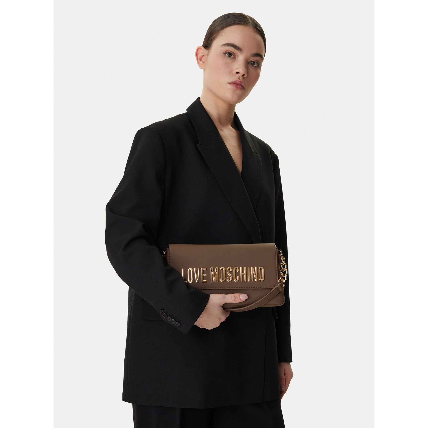Torbica LOVE MOSCHINO JC4024PP1ALD0200 Smeđa