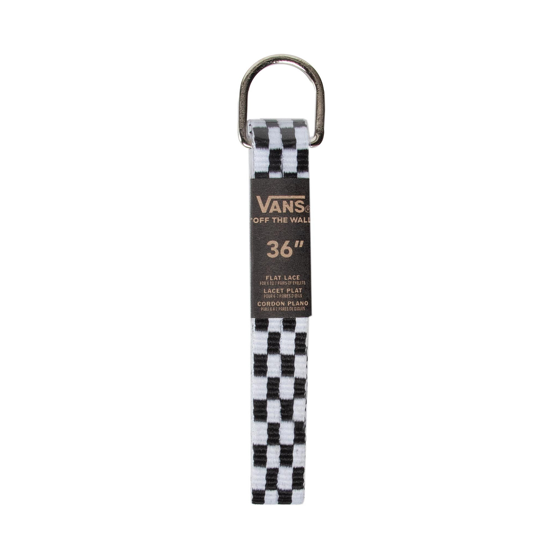 

Шнурівки для взуття Vans Laces 36" VN000XZYM741 Black/White/Che, Білий