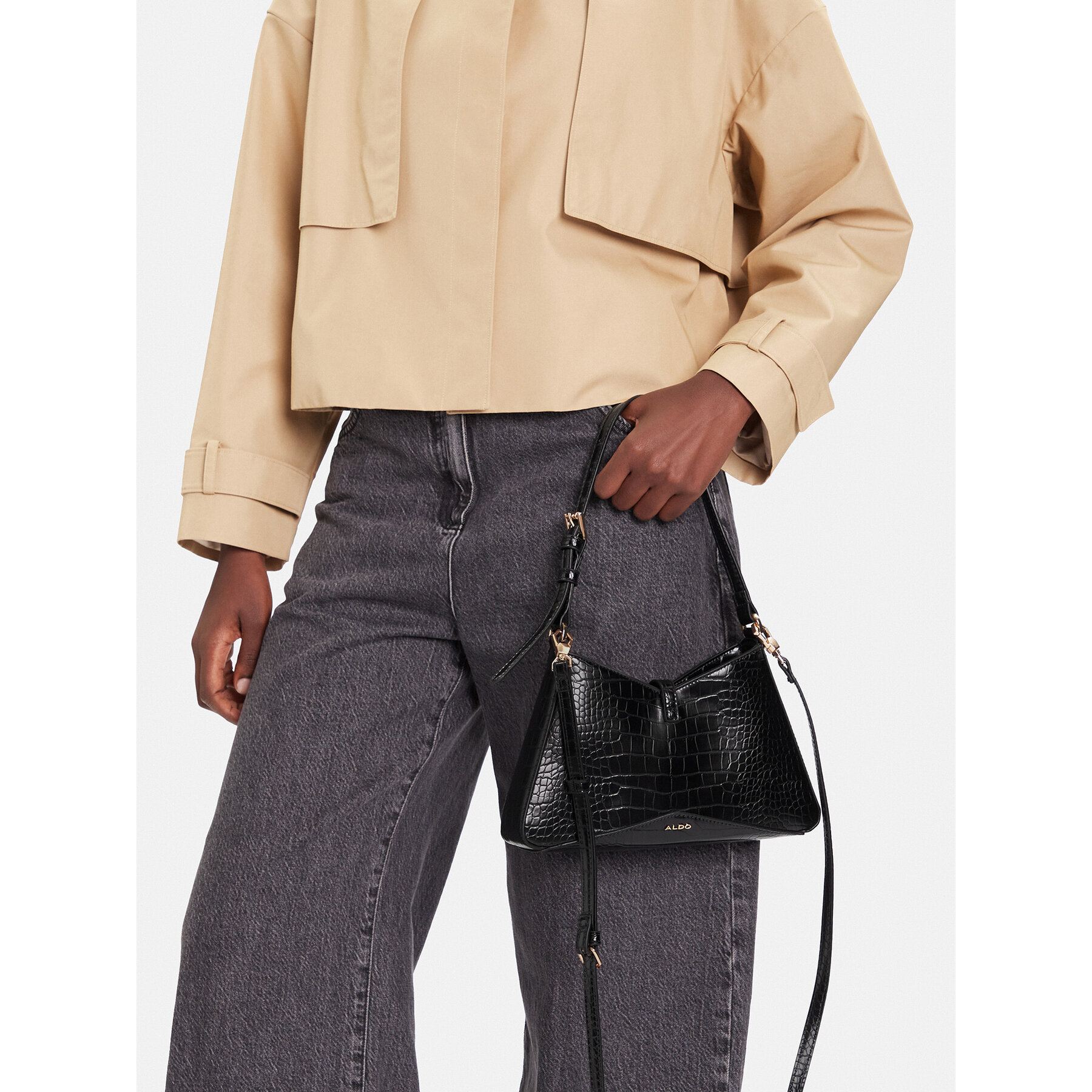 Дамска чанта Aldo Julietta 14143712 Черен