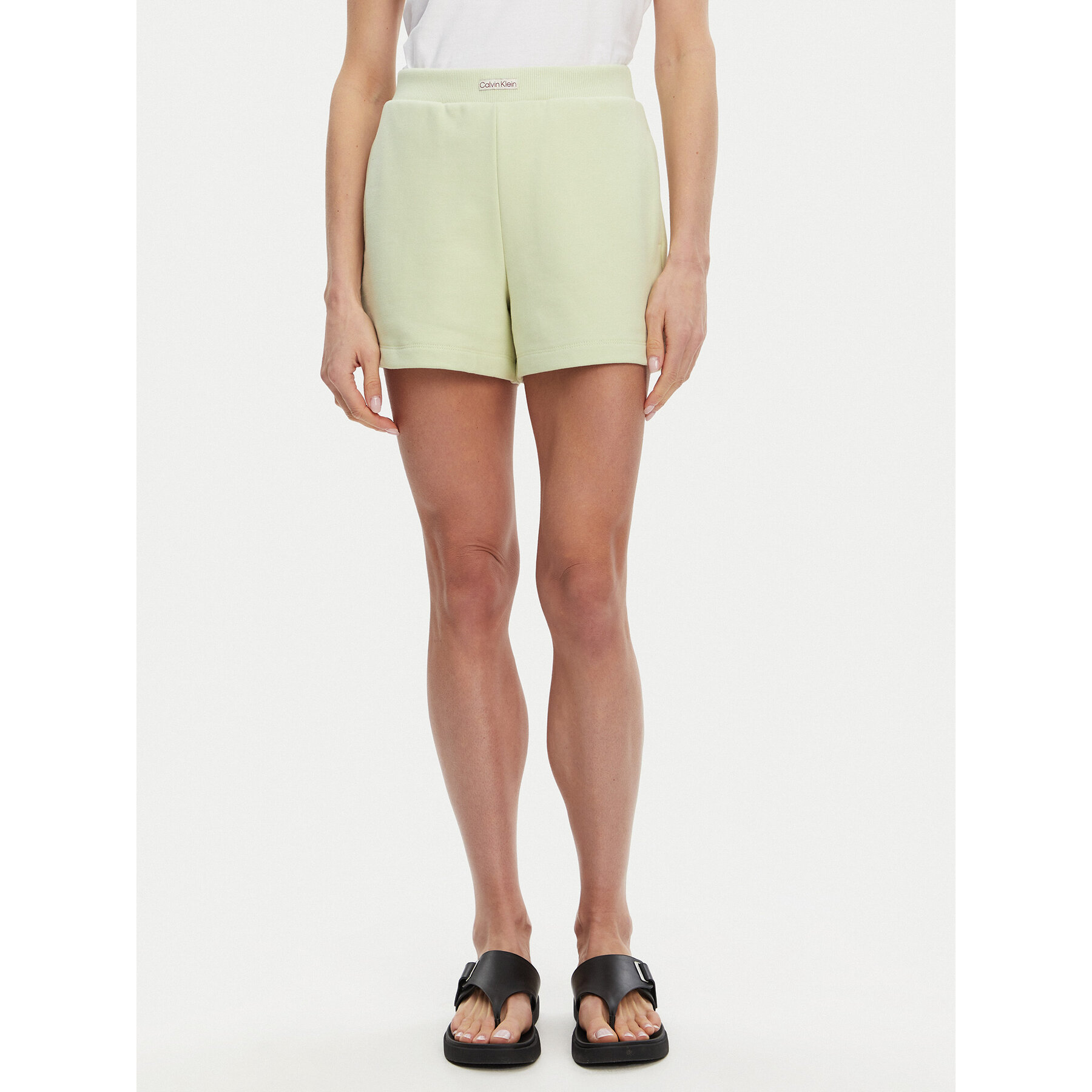 Calvin Klein Jeans Sportshorts Placed Institutional J20J225525 Grün Regular Fit