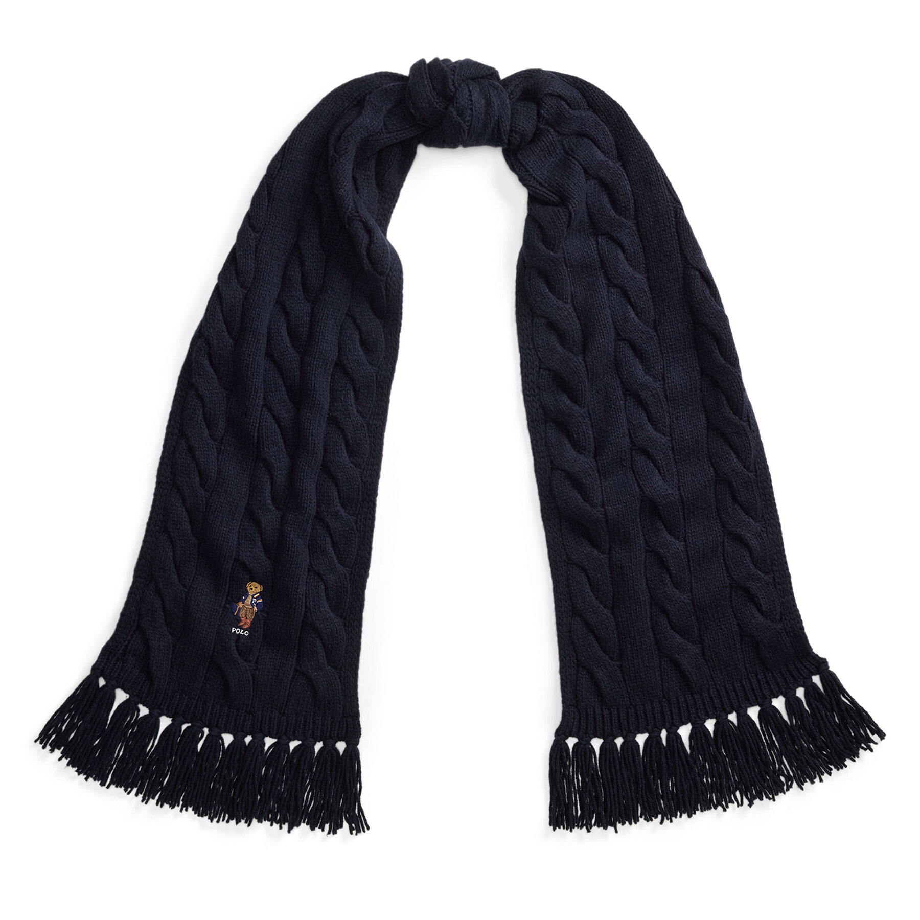 Κασκόλ Polo Ralph Lauren 455P18119001 Σκούρο μπλε