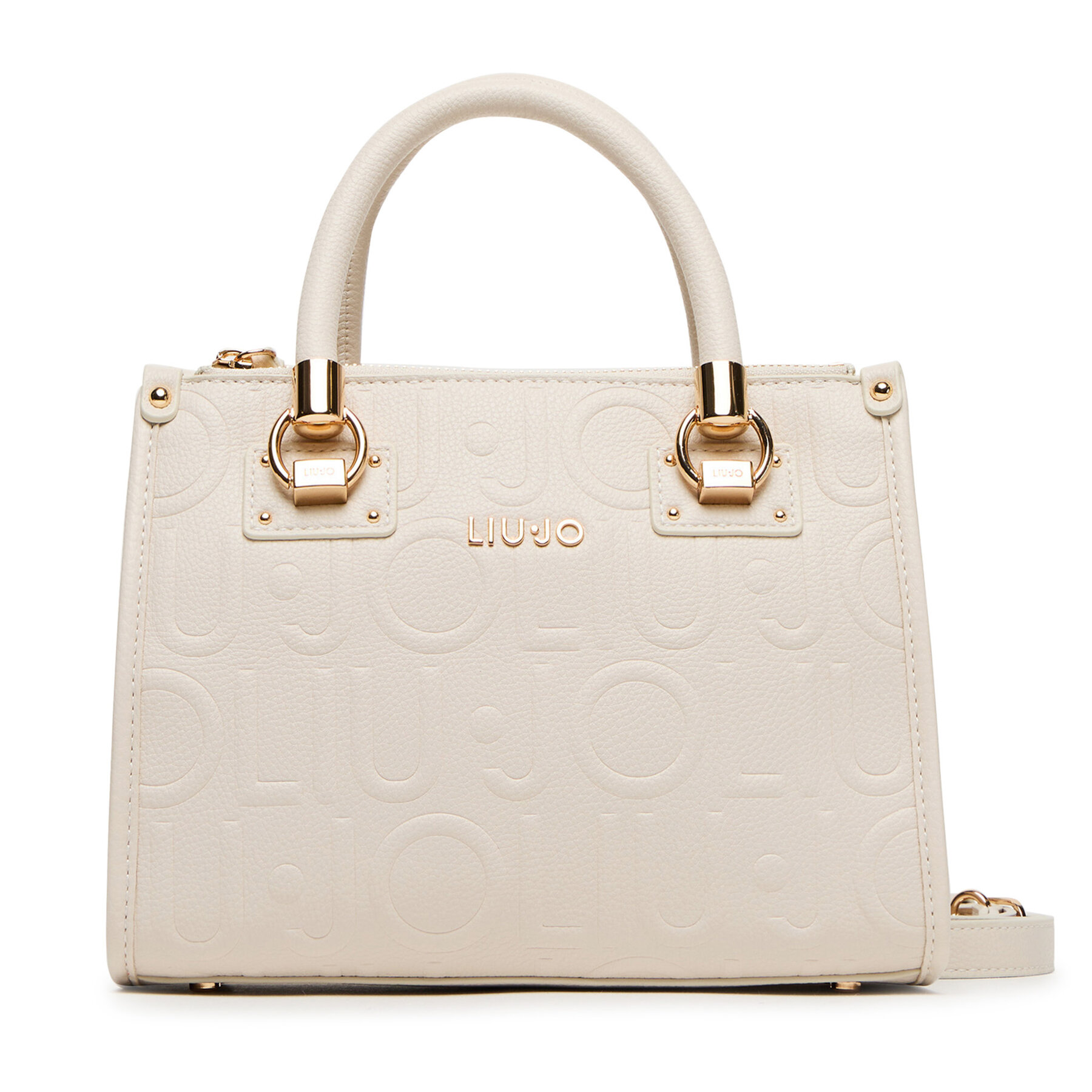 Geantă Liu Jo Ecs S Satchel AF5163 E0538 Écru