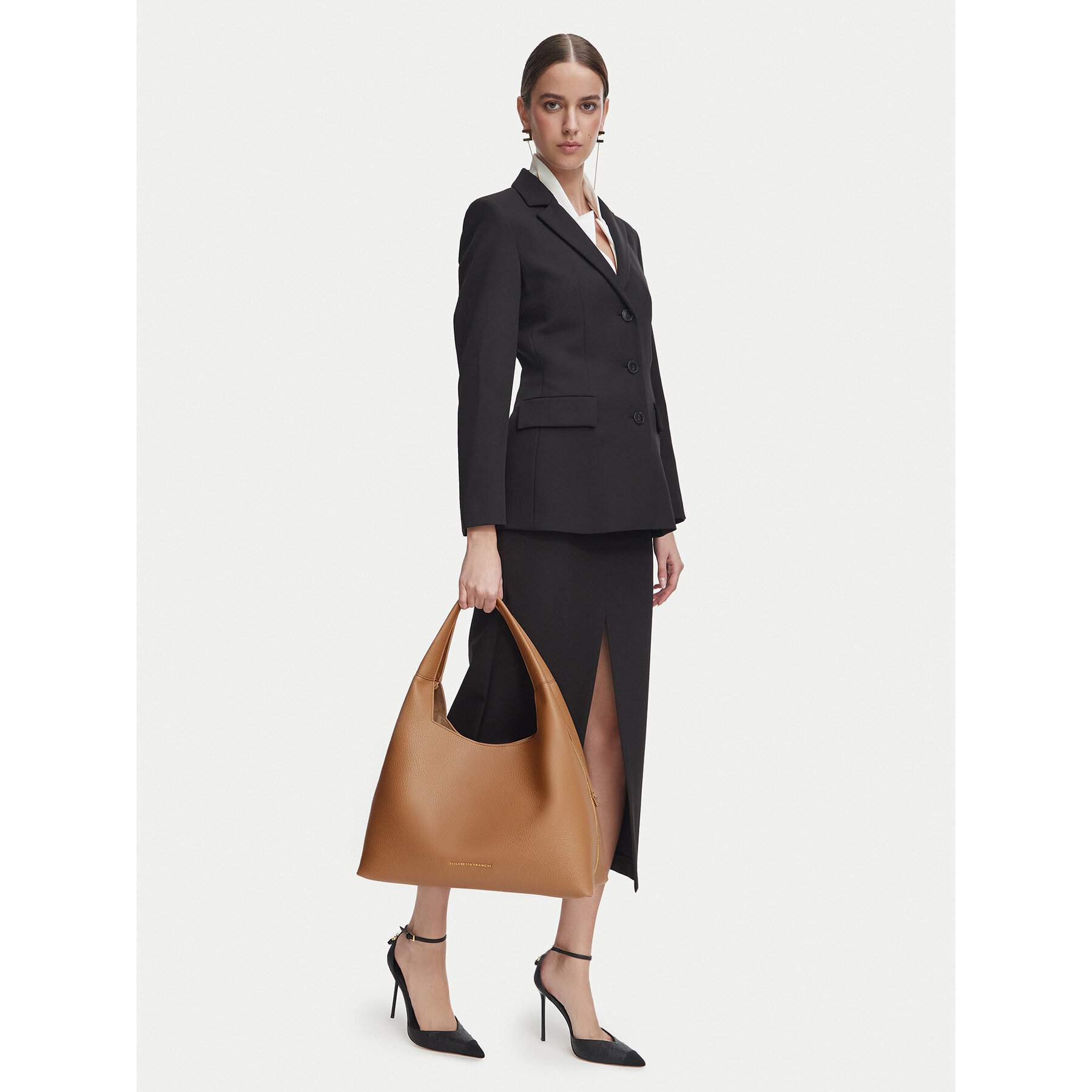 Torbica Elisabetta Franchi BS-23A-66E2-V440 Svijetlo smeđa