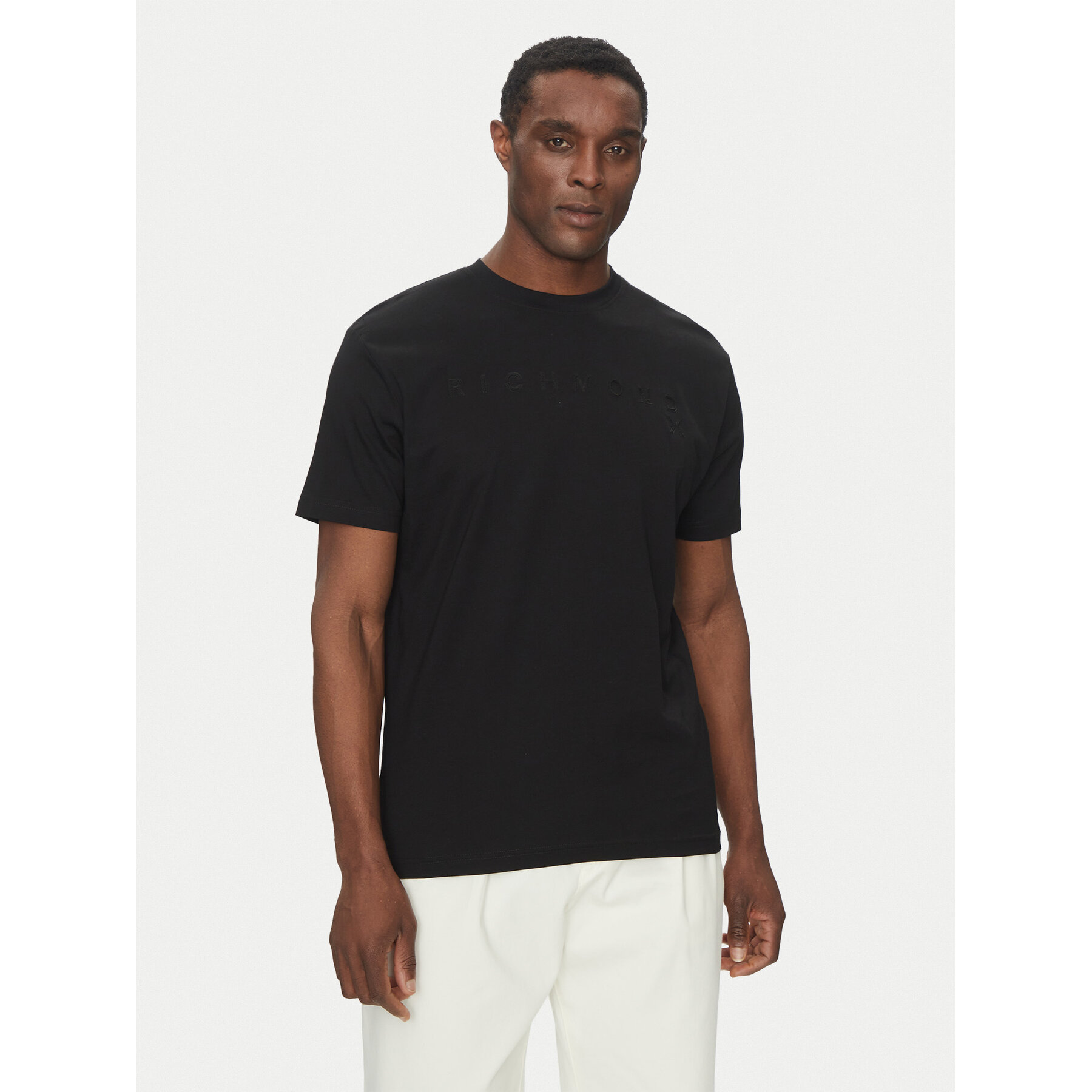 Richmond X T-Shirt UMP25009TS Μαύρο Regular Fit