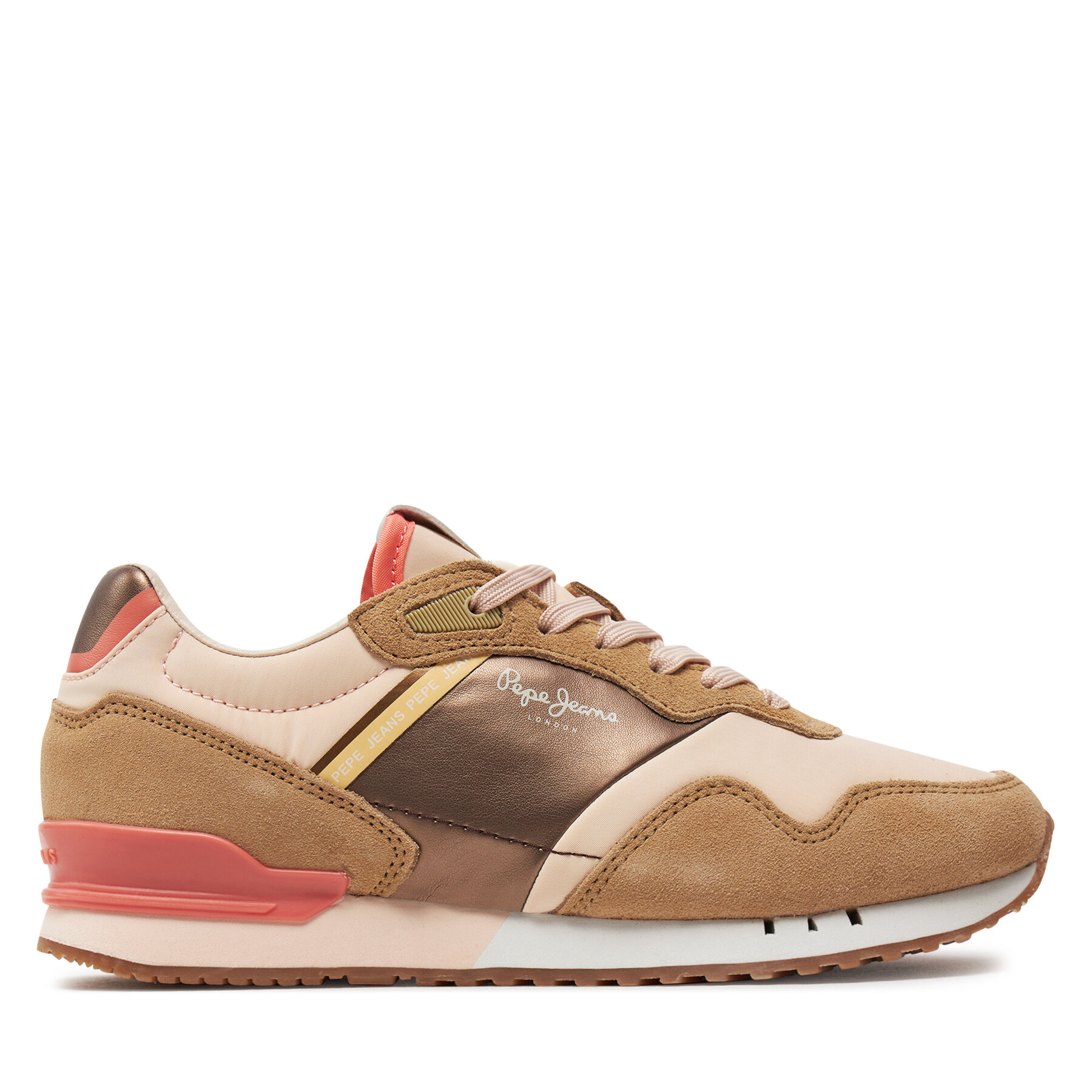 Сникърси Pepe Jeans London Glam W PLS40006 Бежов