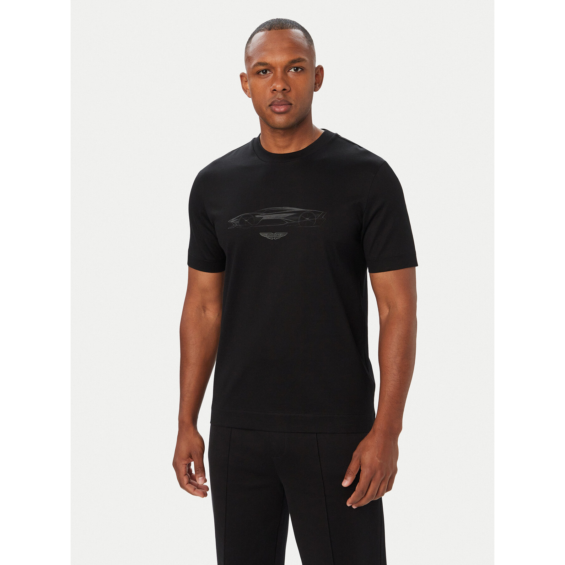 BOSS T-Shirt C-Taut 181 50570435 Schwarz Regular Fit