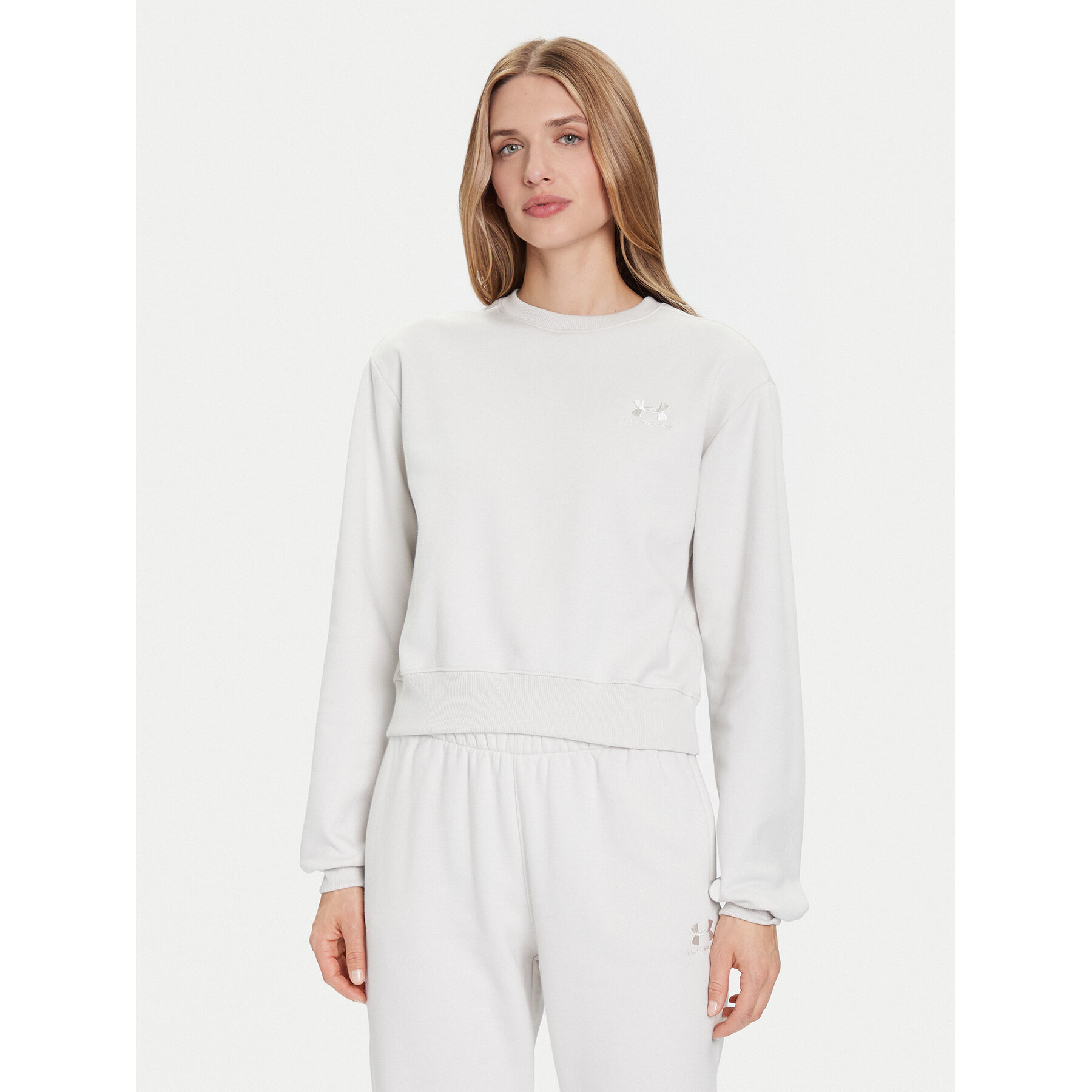Under Armour Sweatshirt Ua Icon 6003675 Écru Loose Fit