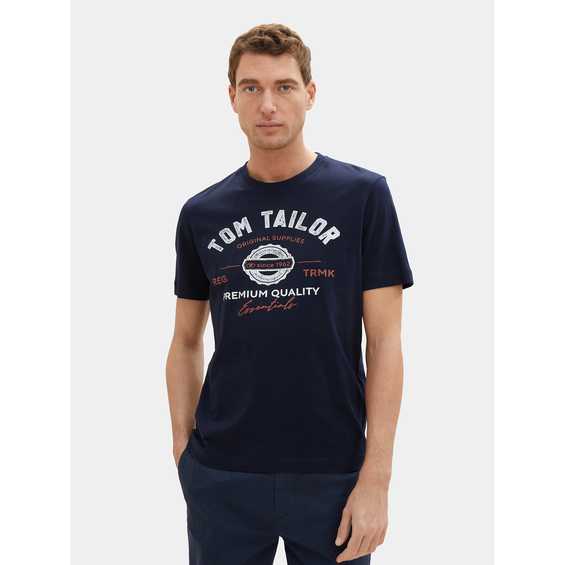 Tom Tailor Tom Tailor T-Shirt 1037735 Σκούρο μπλε Regular Fit