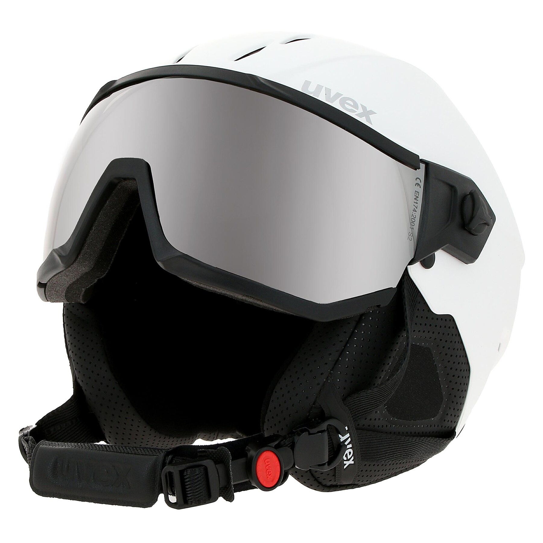 Скиорска каска Uvex Instinct visor 5662605005 Бял