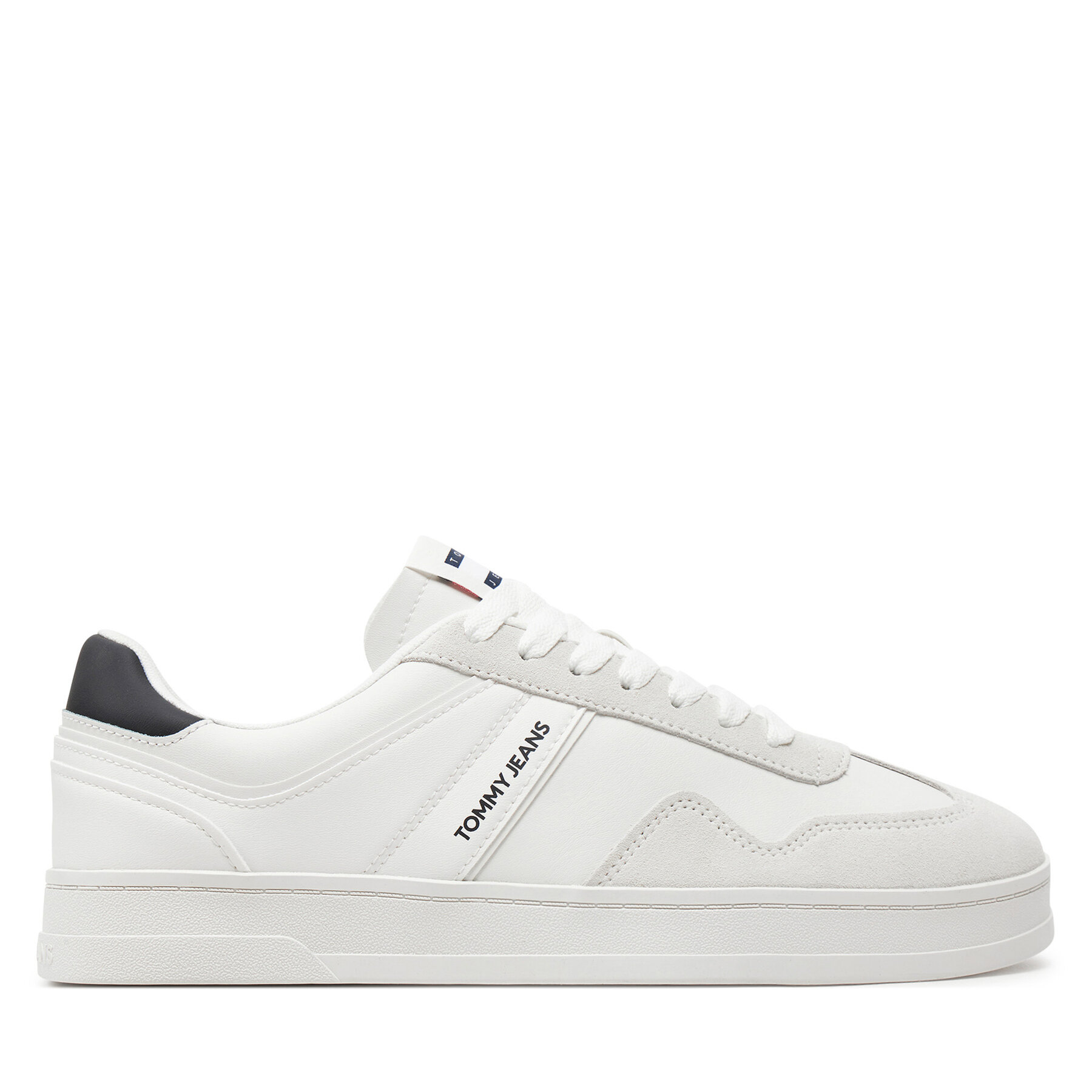  Sportcipők Tommy Jeans Tjm Leather Retro Cupsole EM0EM01414 Ekru akciós termékkép 1