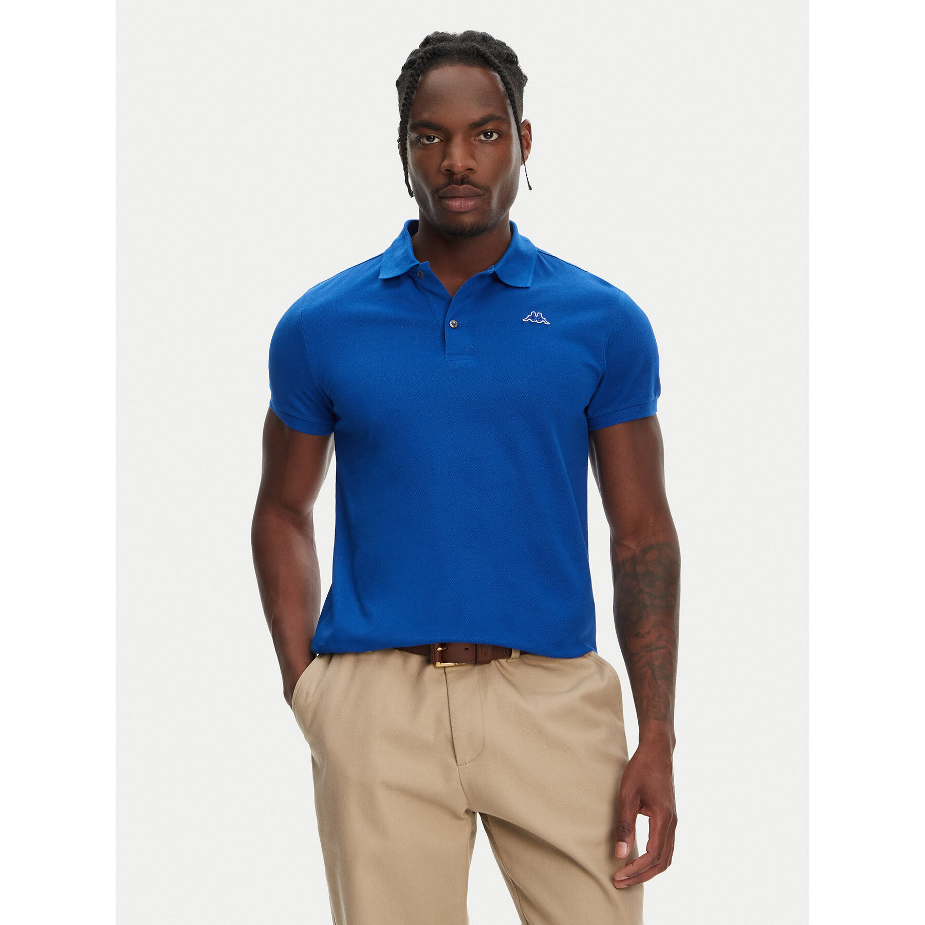 Robe di Kappa Poloshirt William 6006170 Blau Slim Fit