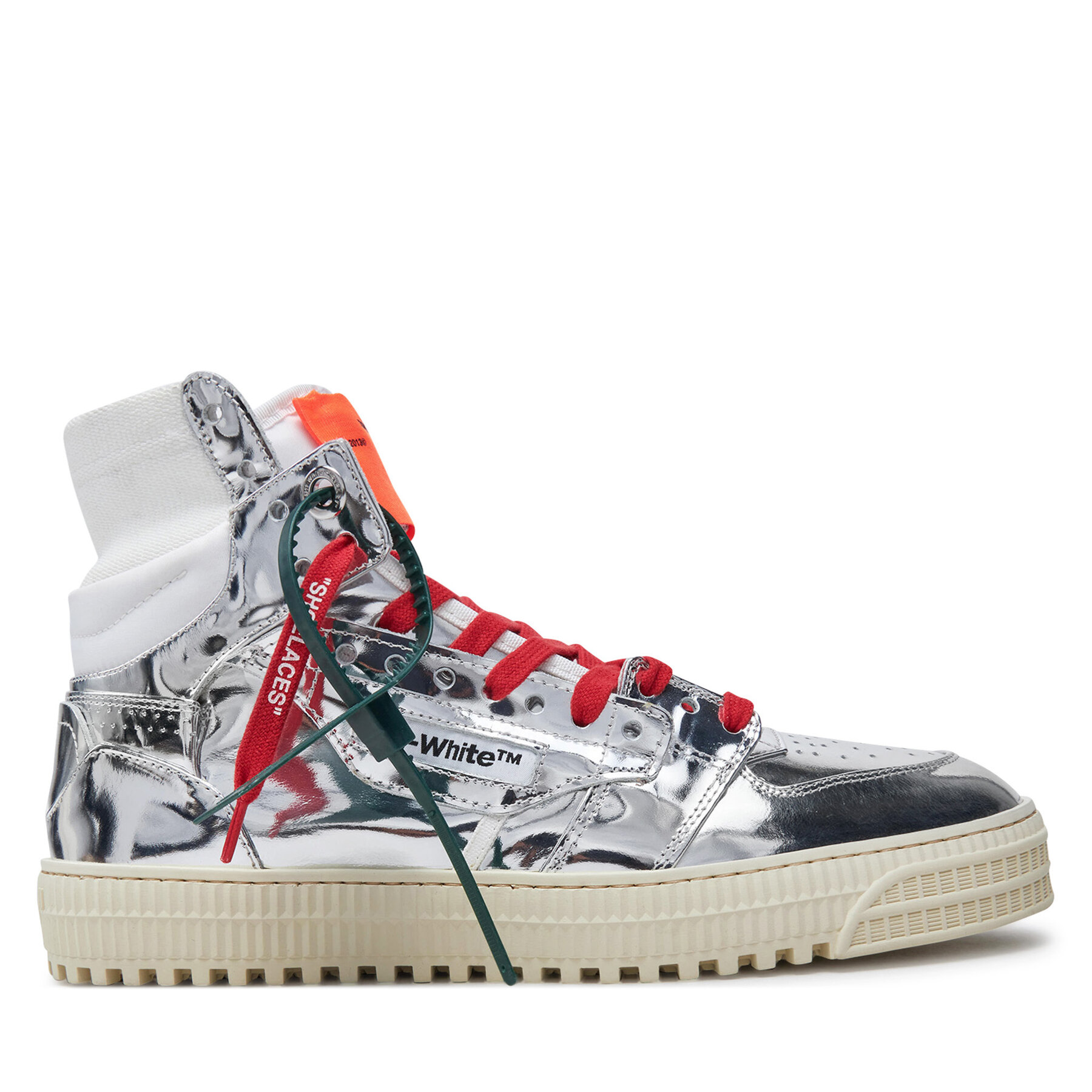 Off-White Αθλητικά Off-White OMIA065F22LEA0067272 Ασημί