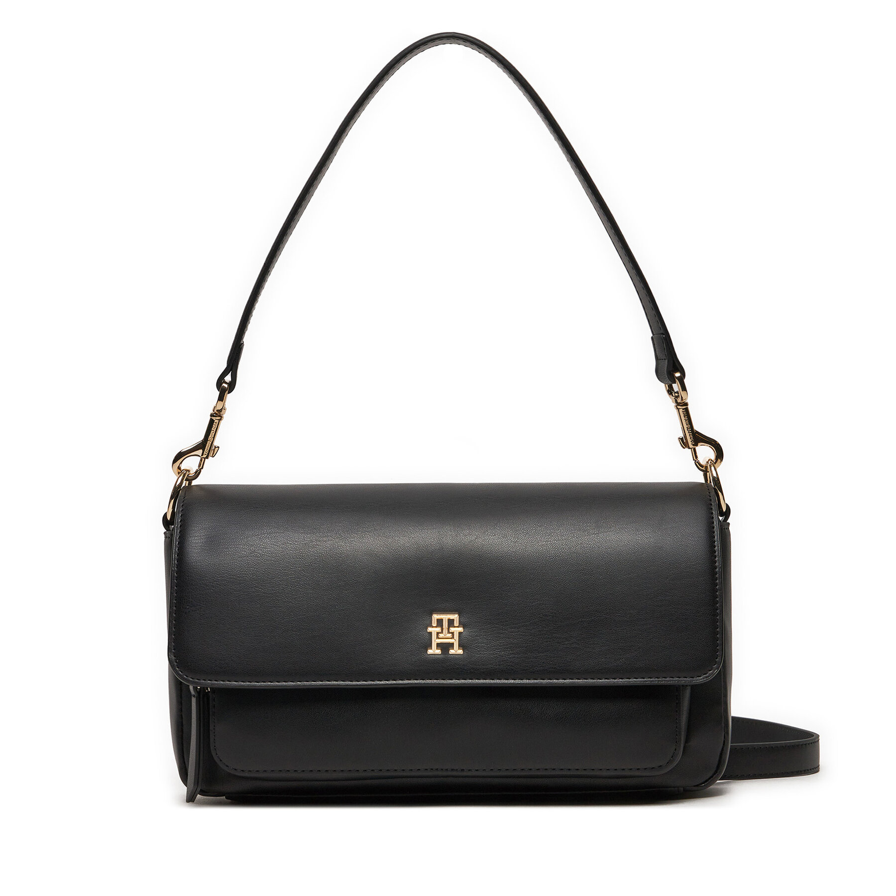 Bolso Tommy Hilfiger Soft Utility Lrg Crossover Pu AW0AW16286 Negro