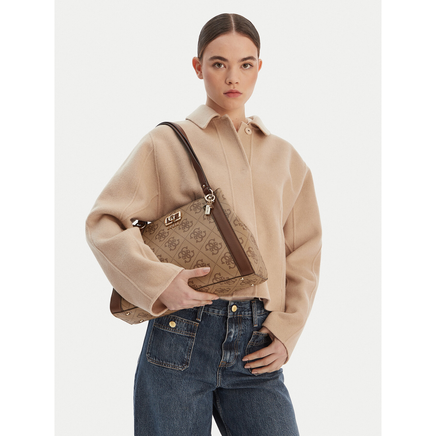 Geantă Guess Karnilla HWOS99 01220 Maro