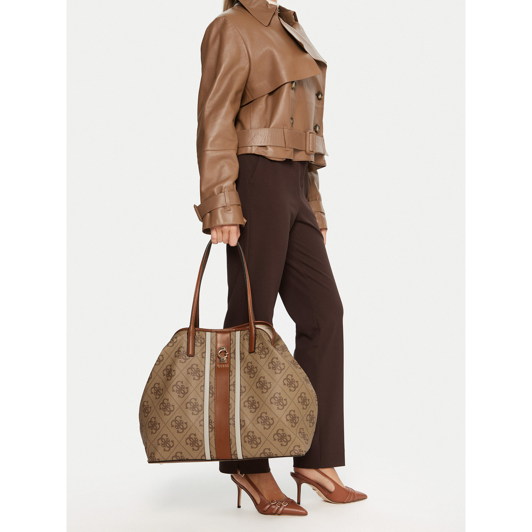 Borsetta Guess Erenia HWSO78 38240 Marrone