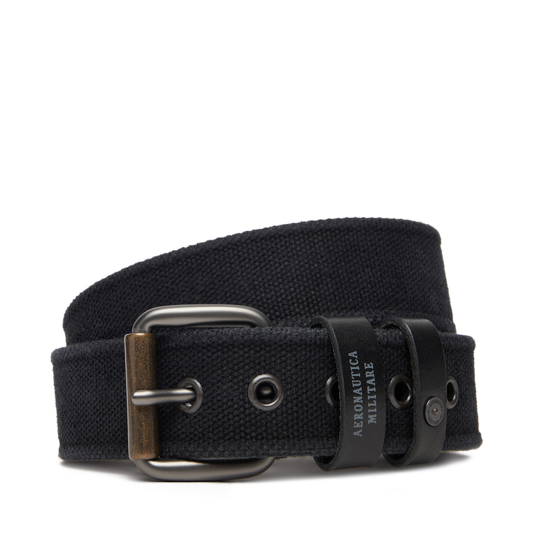 Мъжки колан Aeronautica Militare 252CI0315UCT04246 Черен