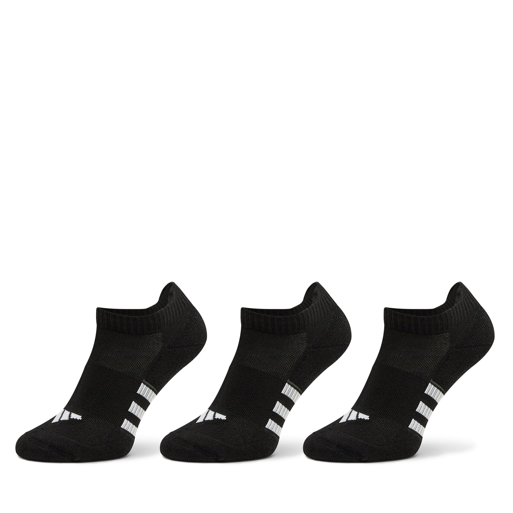 Unisex Pėdutės adidas Performance Cushioned Low Socks 3 Pairs IC9518 black/black/black