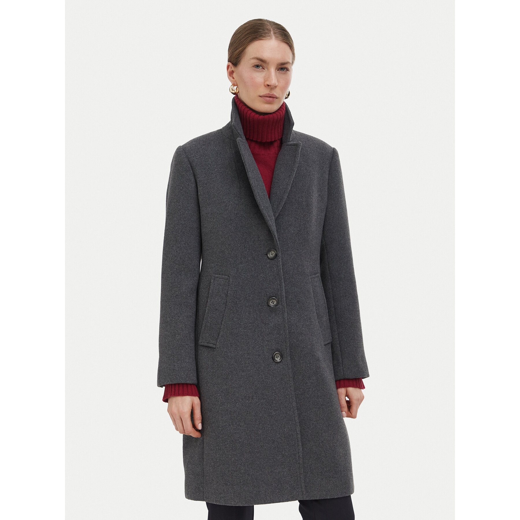 Liu Jo Übergangsmantel WF6411 T720A Grau Regular Fit