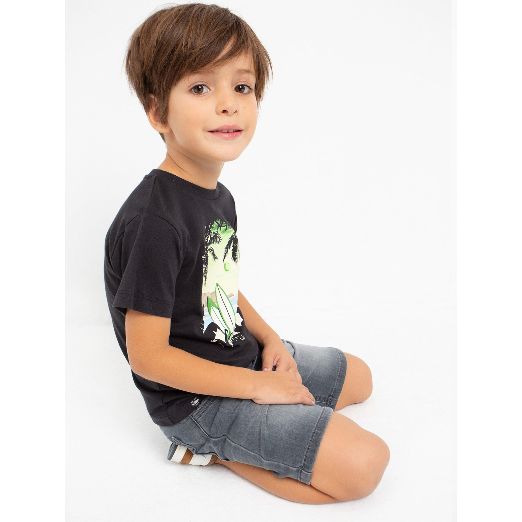 Mayoral T-shirt 3020 Nero Regular Fit