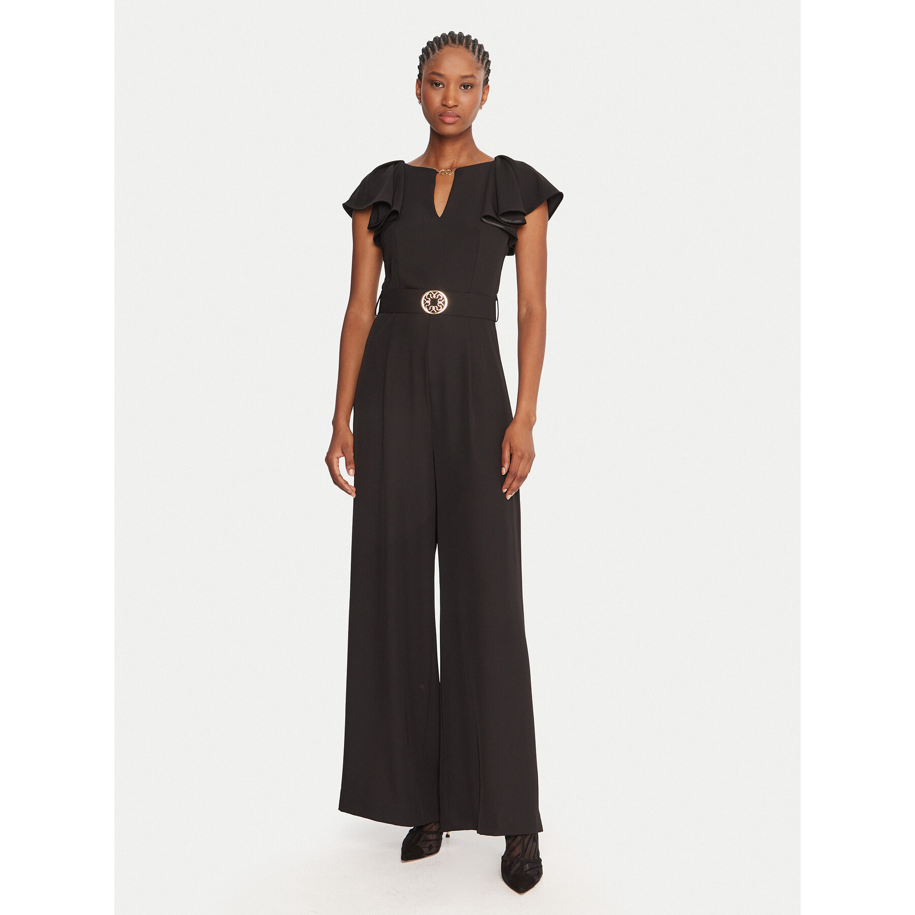 Rinascimento Jumpsuit CFC0125317003 Schwarz Regular Fit